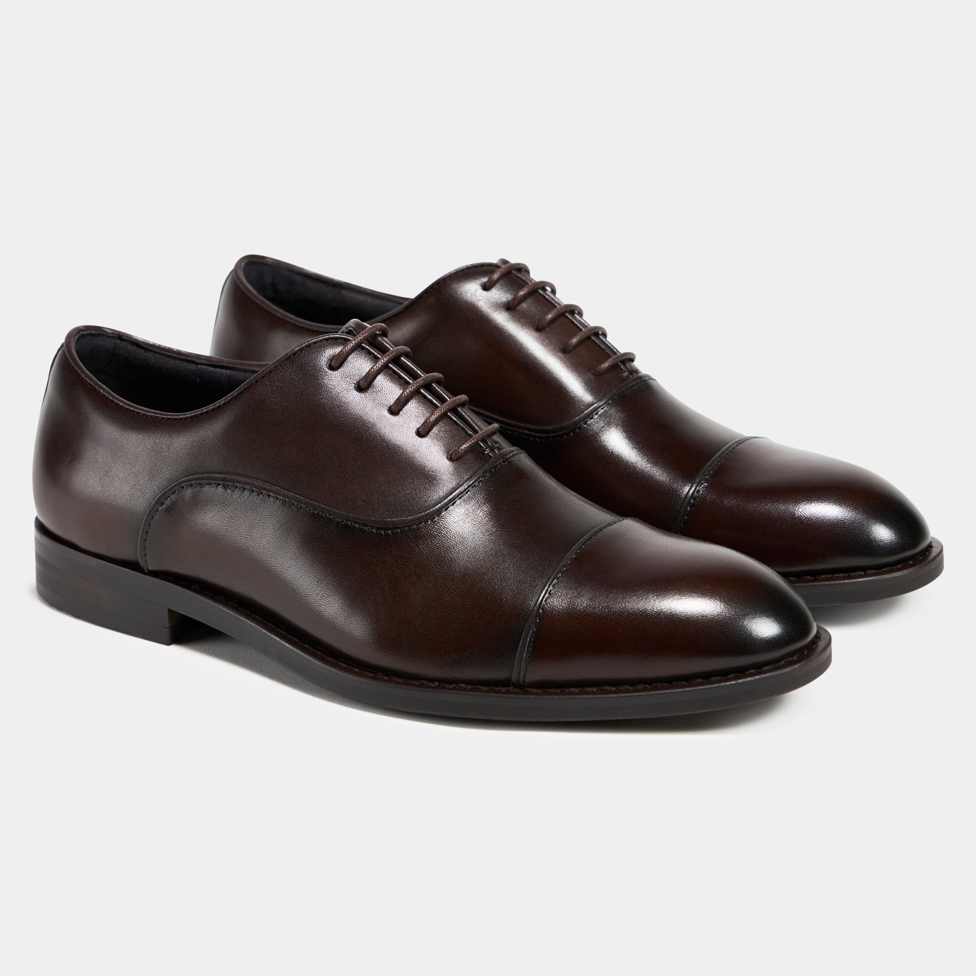 TGA by Ahler 1020 Oxford shoe Dk Brown
