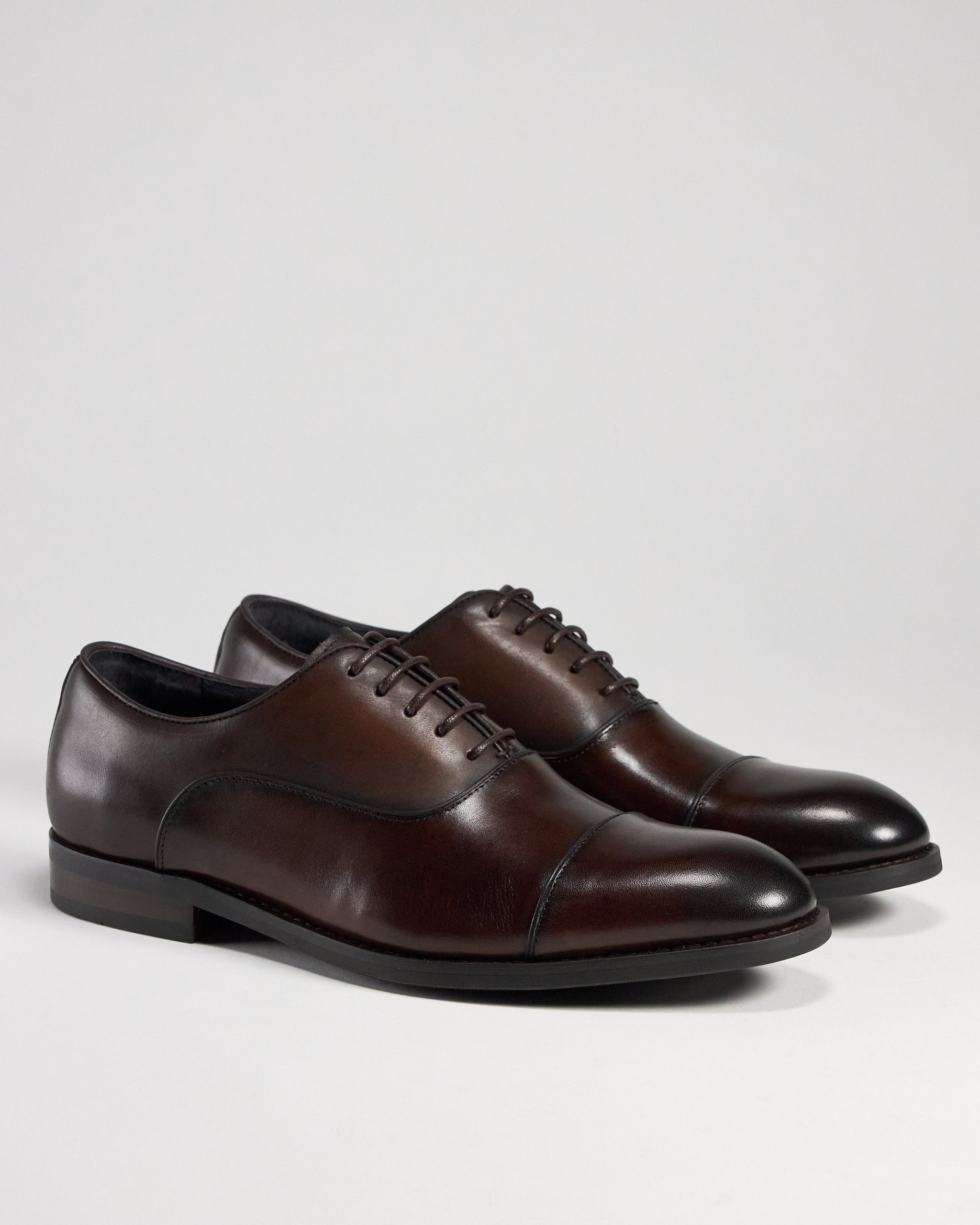 TGA by Ahler 1020 Oxford shoe Dk Brown