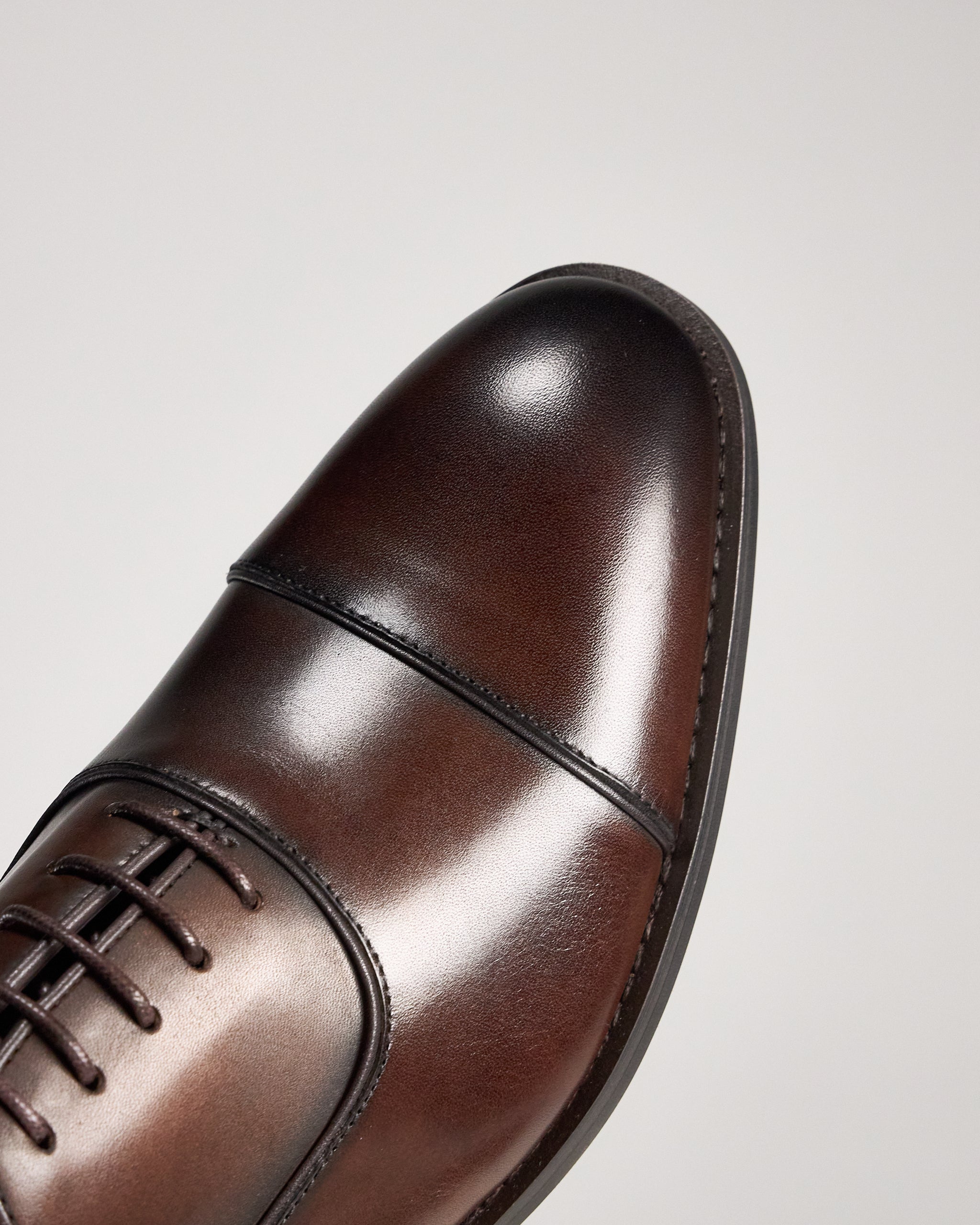 TGA by Ahler 1020 Oxford shoe Dk Brown
