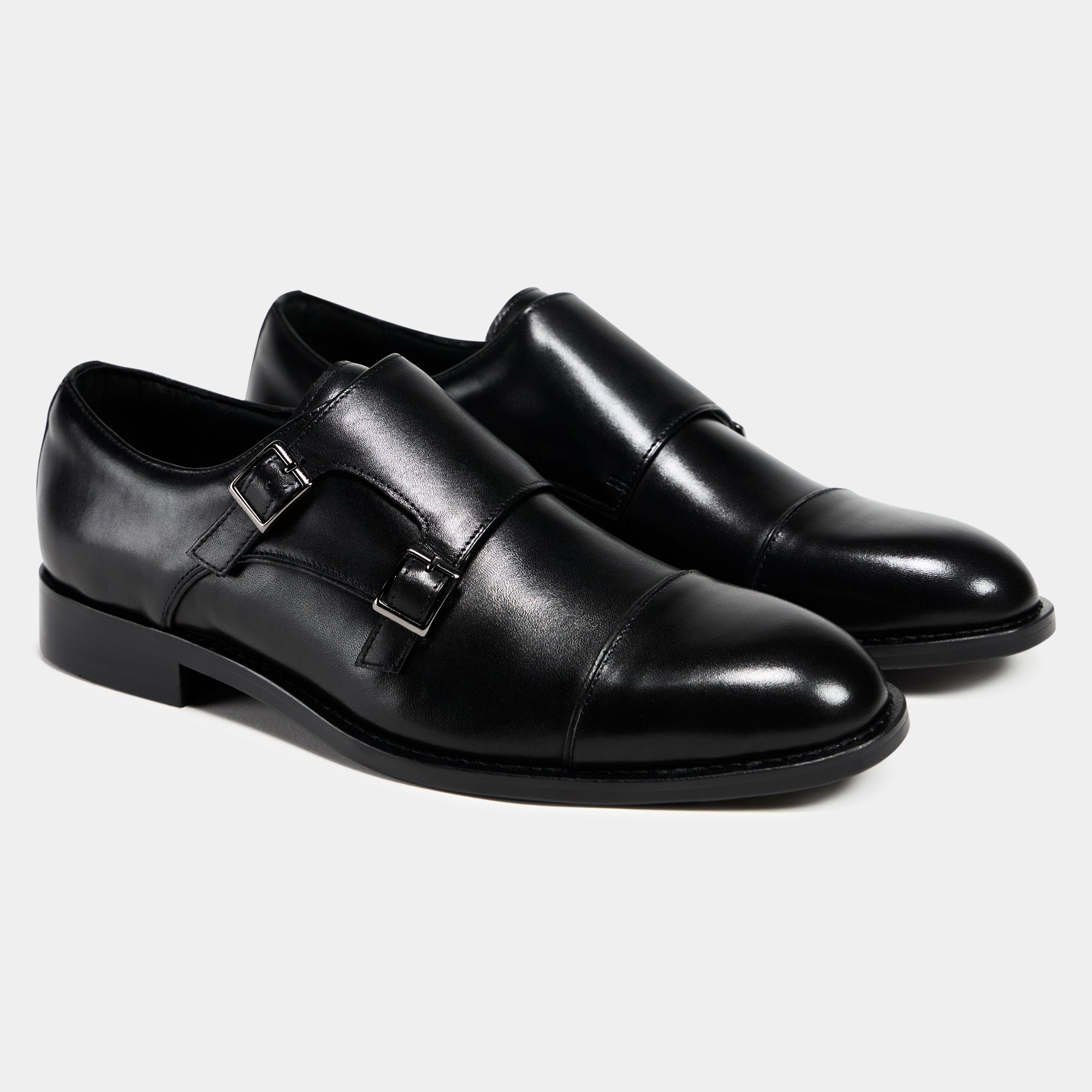 TGA by Ahler 1022 Monk shoe Black