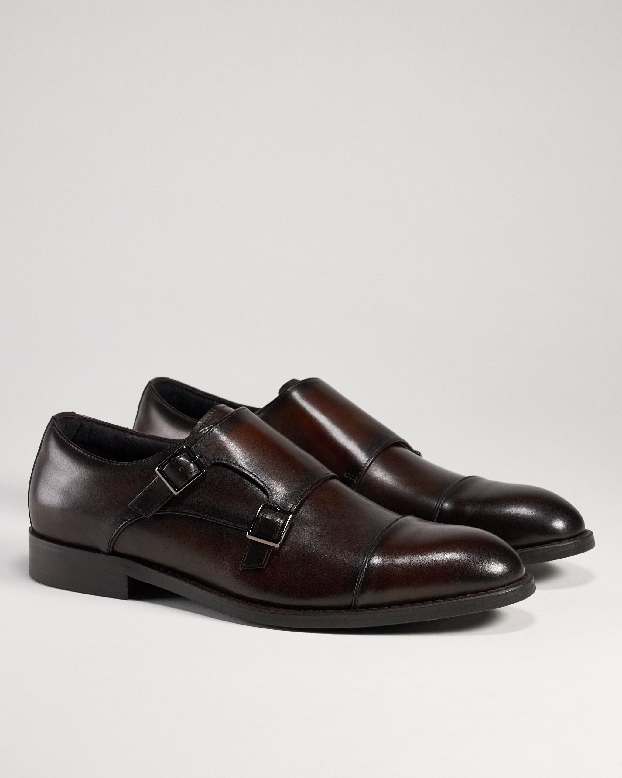 TGA by Ahler 1022 Monk shoe Dk Brown