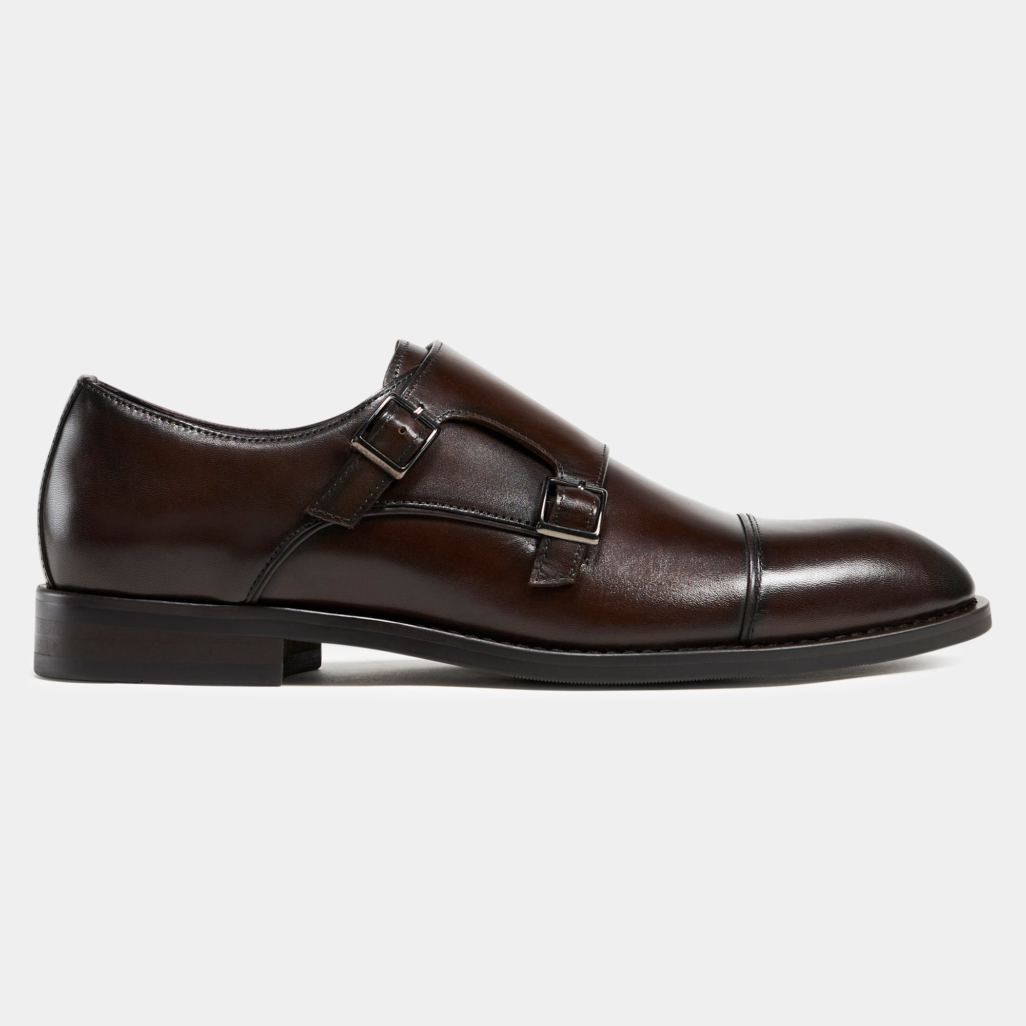 TGA by Ahler 1022 Monk shoe Dk Brown