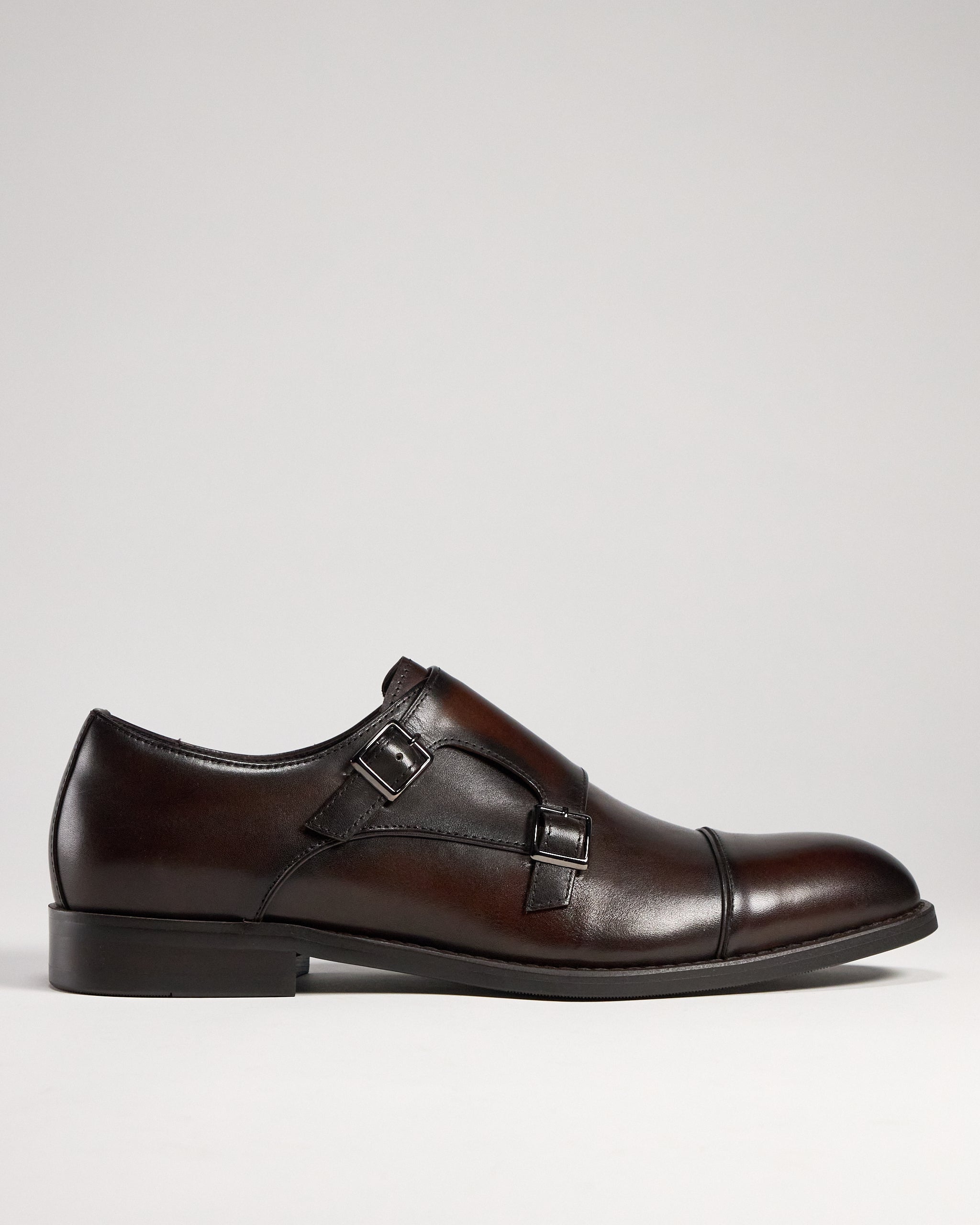 TGA by Ahler 1022 Monk shoe Dk Brown