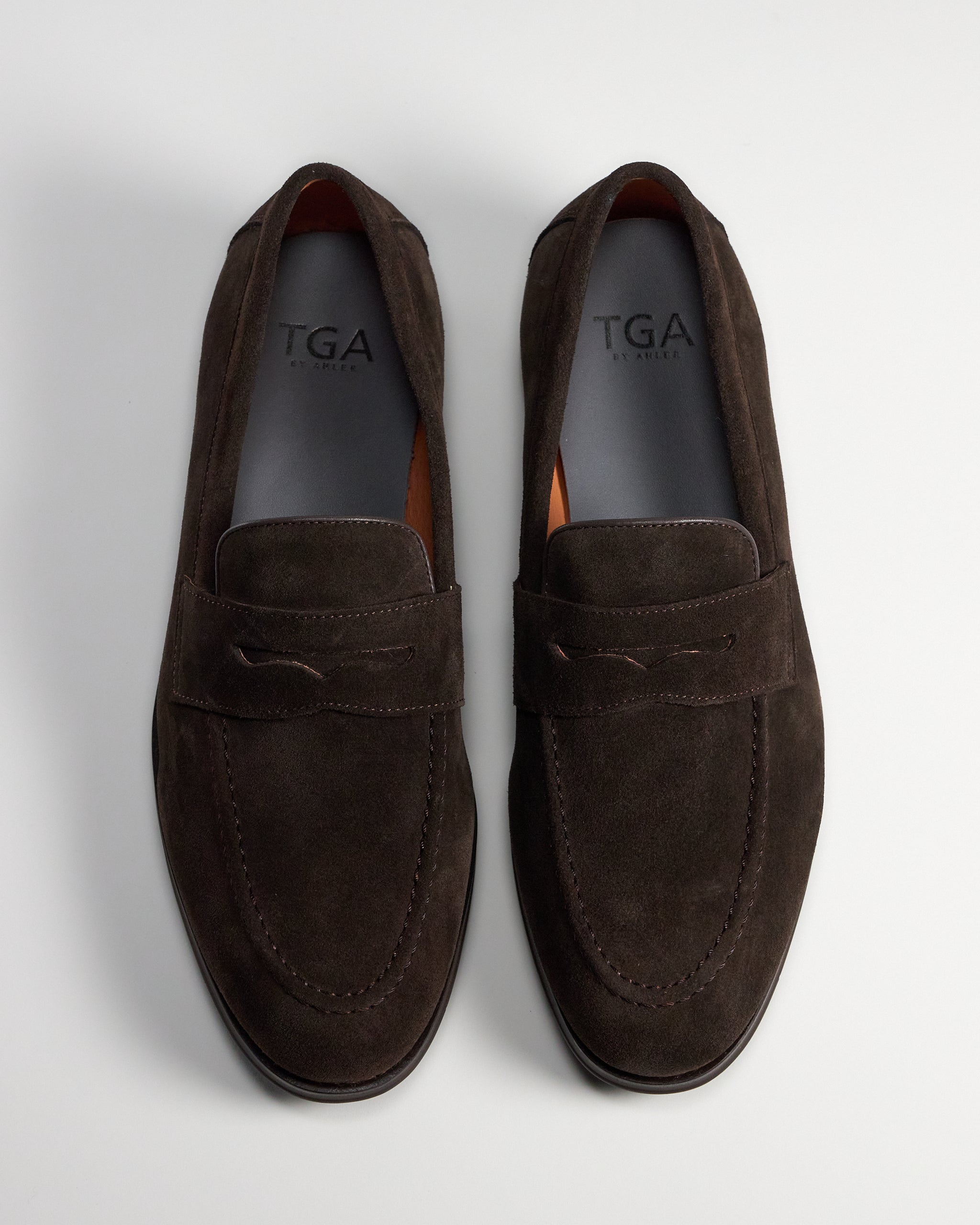 TGA by Ahler 1035 Loafer Dk Brown