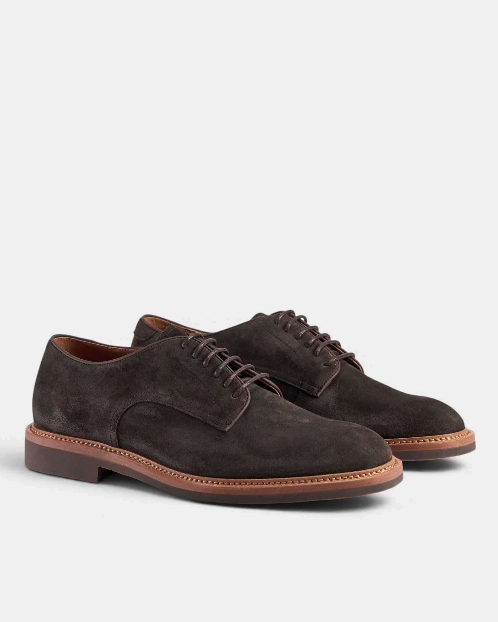 TGA by Ahler 2450 Derby shoe Dk Brown