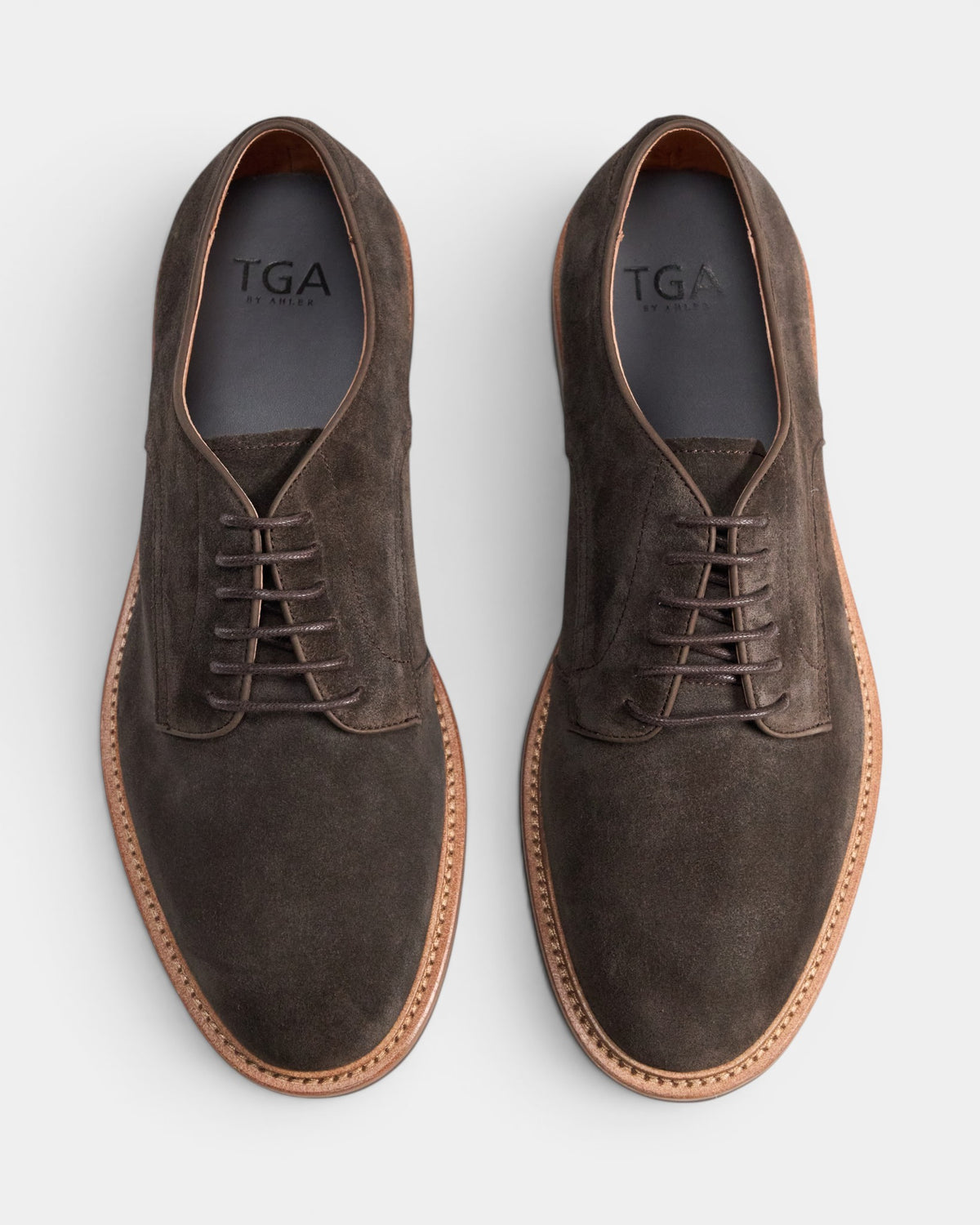 TGA by Ahler 2450 Derby shoe Dk Brown