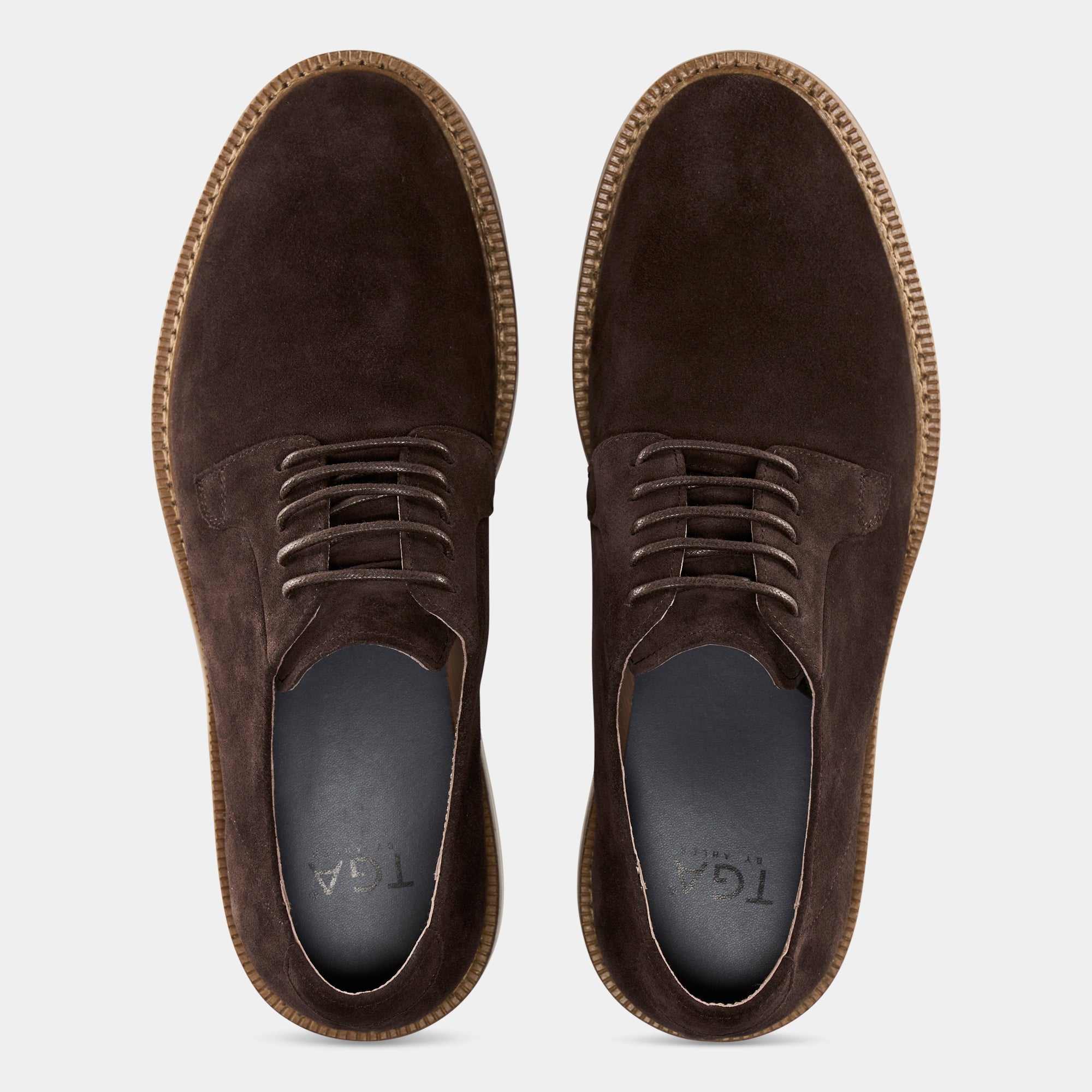 TGA by Ahler 2491 Derby shoe Dk Brown