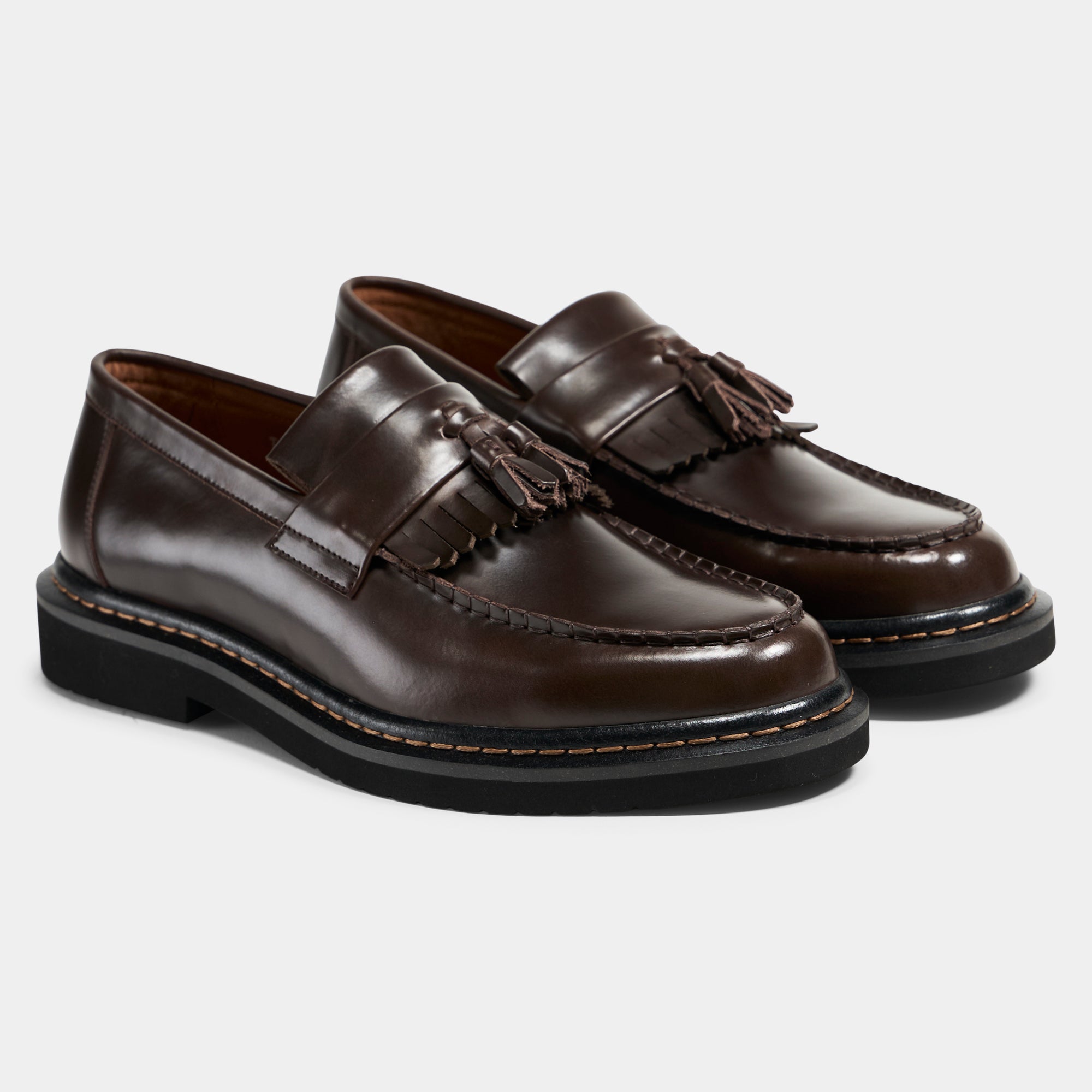 TGA by Ahler 2640 Loafer Dk Brown