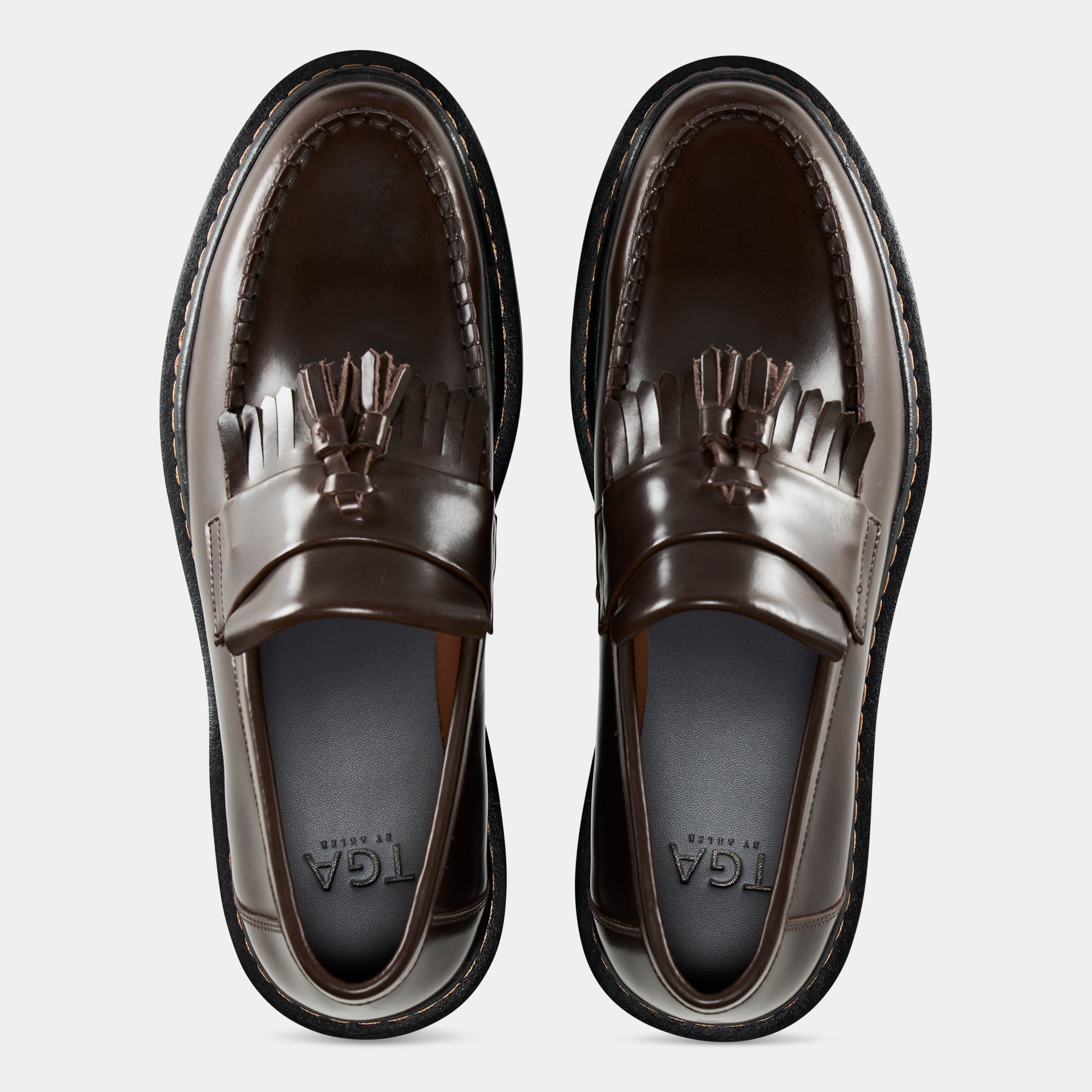 TGA by Ahler 2640 Loafer Dk Brown