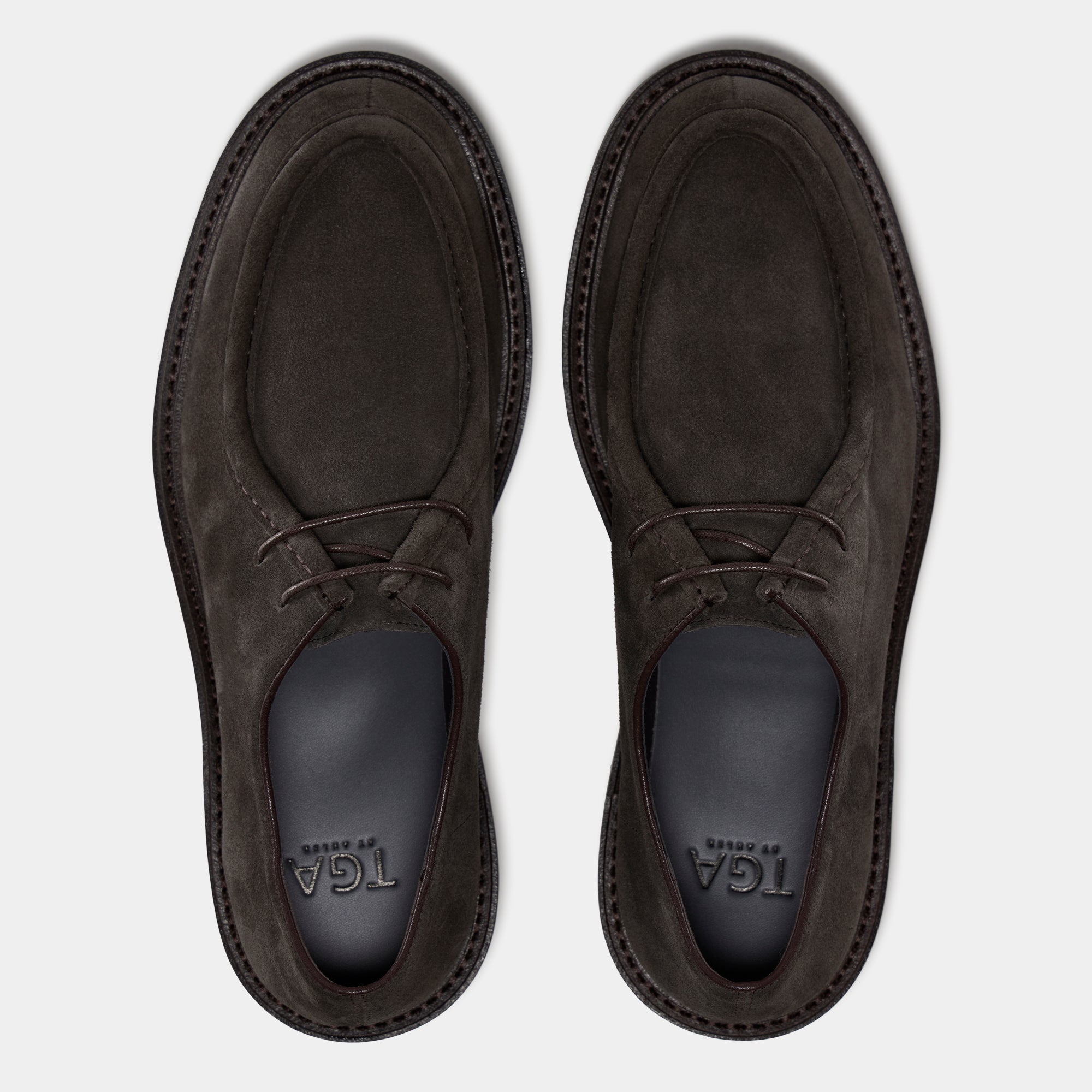 TGA by Ahler 2712 Derby shoe Grey-brown