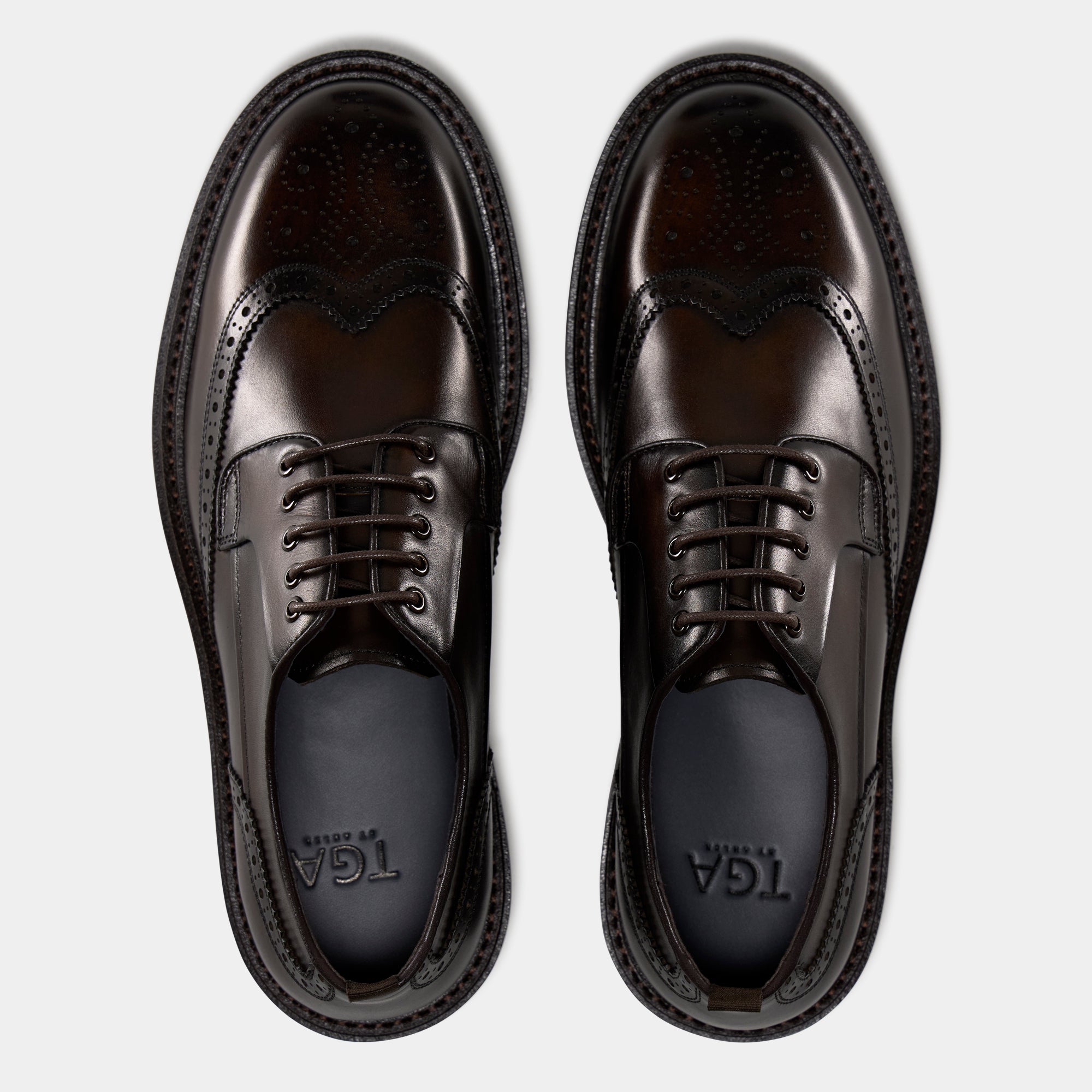 TGA by Ahler 2721 Derby shoe Brown