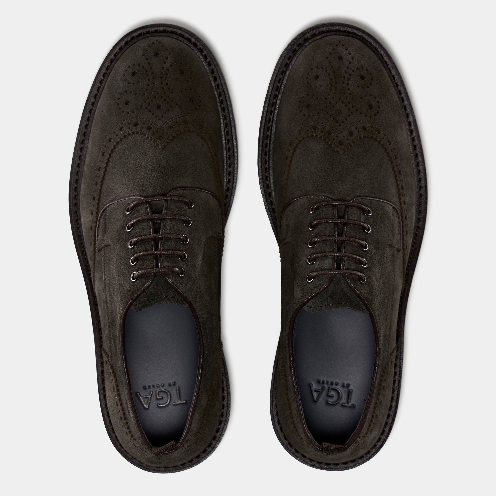 TGA by Ahler 2722 Derby shoe Grey-brown
