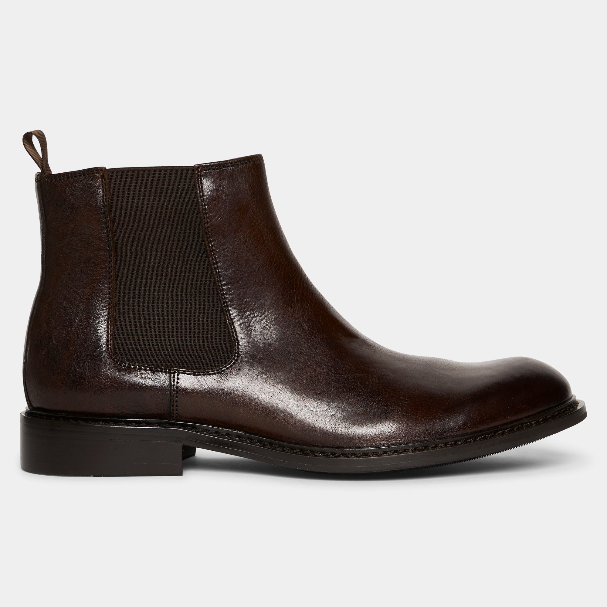TGA by Ahler 3010 Chelsea boot Dk Brown