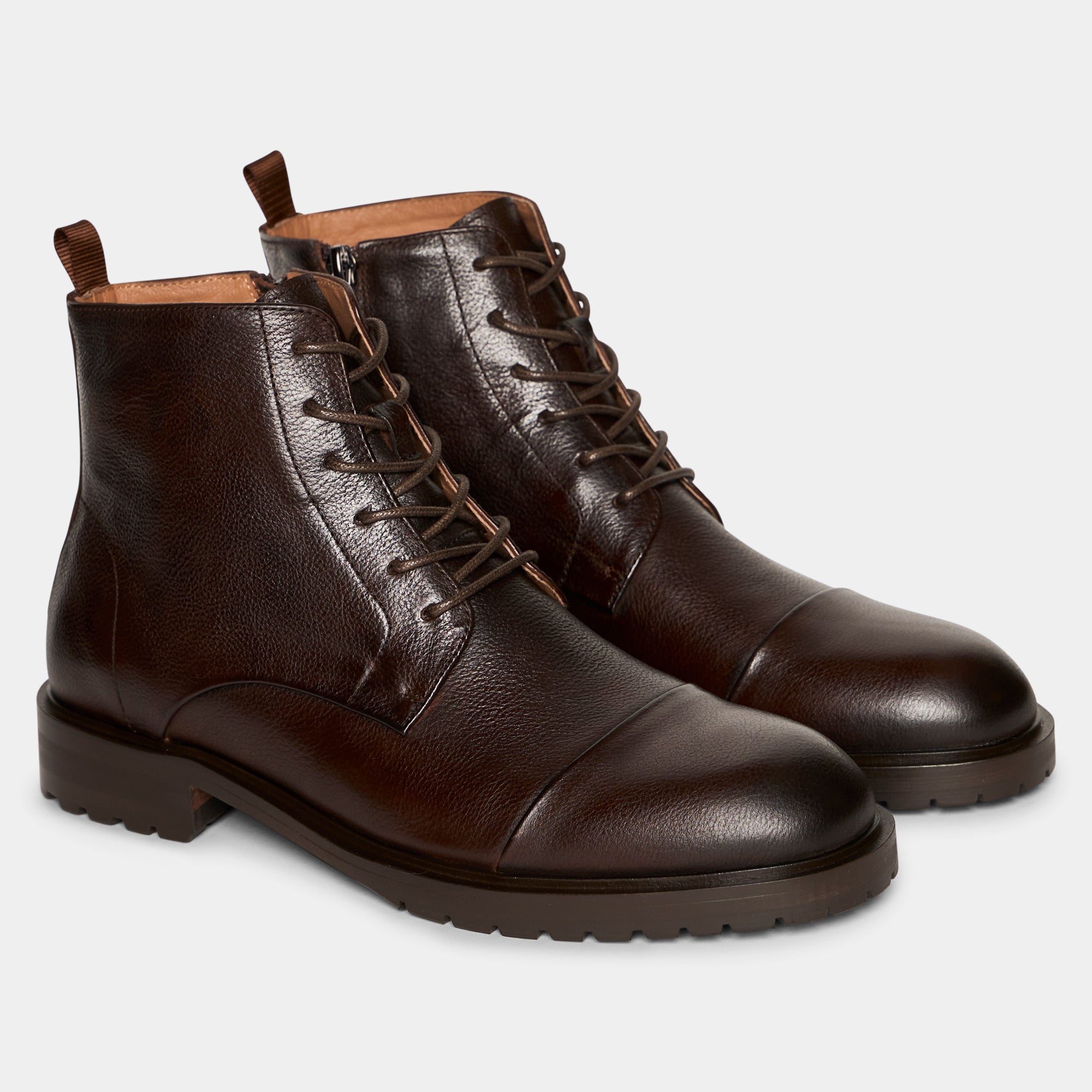 TGA by Ahler 5110 Laced boot Dk Brown