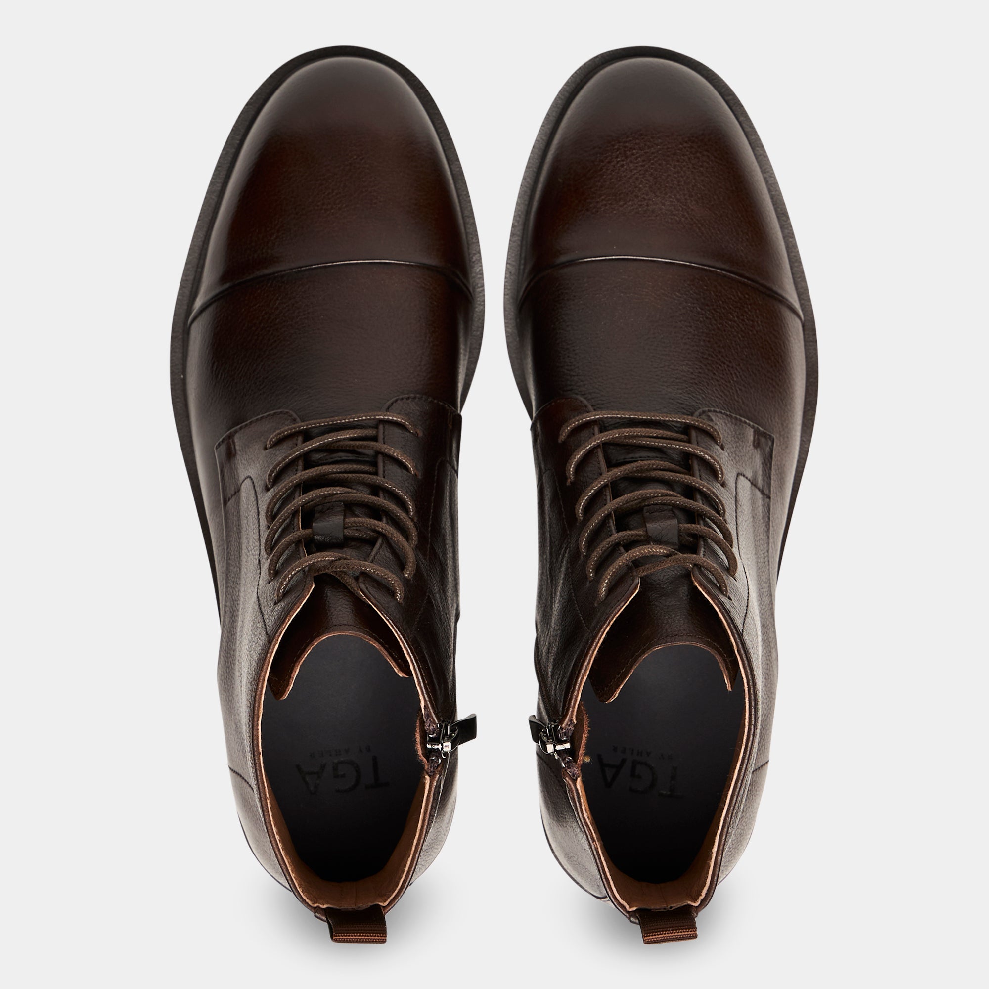 TGA by Ahler 5110 Laced boot Dk Brown