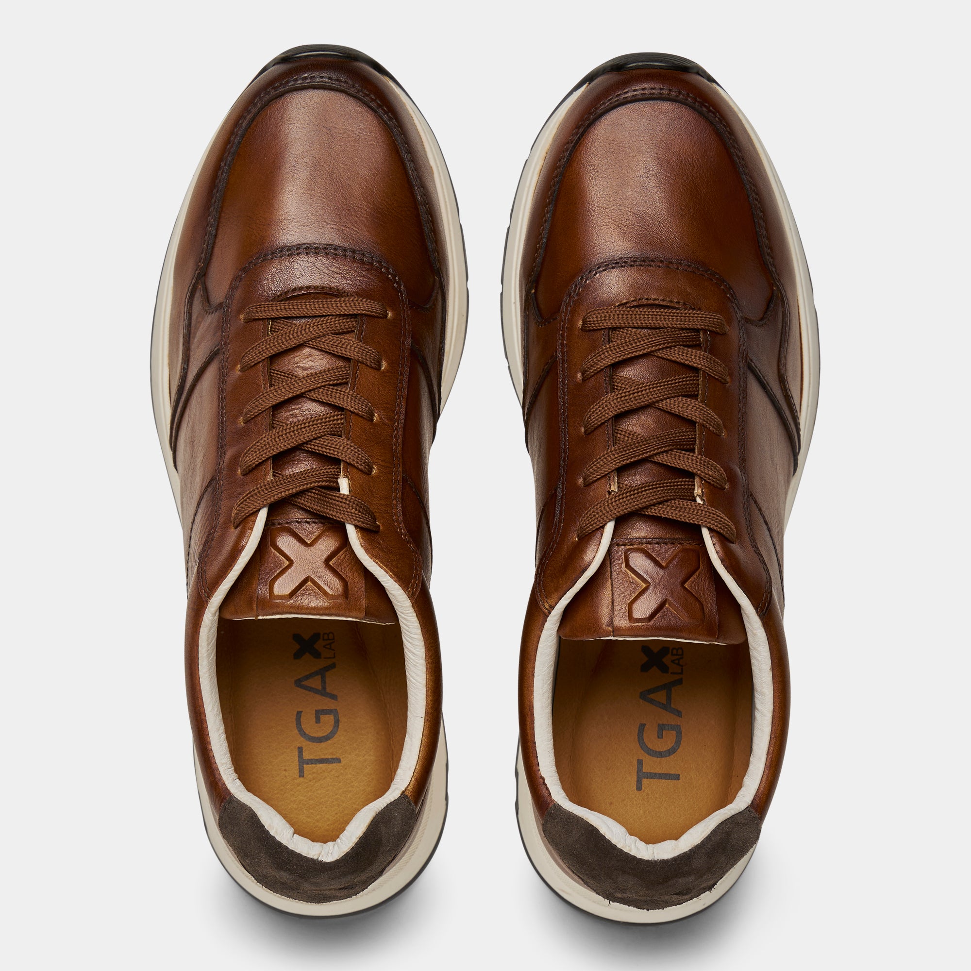TGA xLAB 610 Sneaker laced Cognac