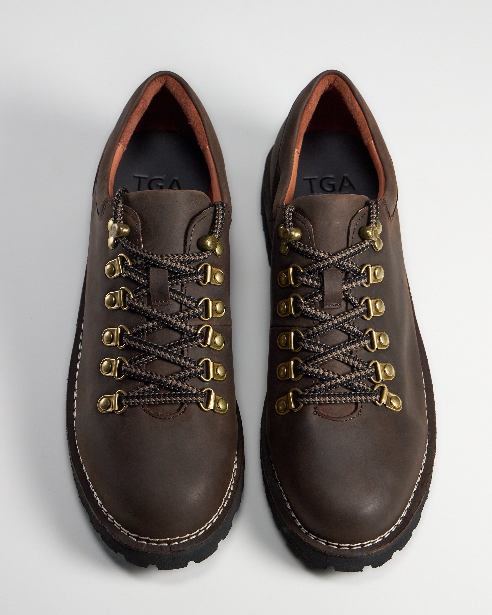 TGA by Ahler 7011 Derby shoe Dk Brown