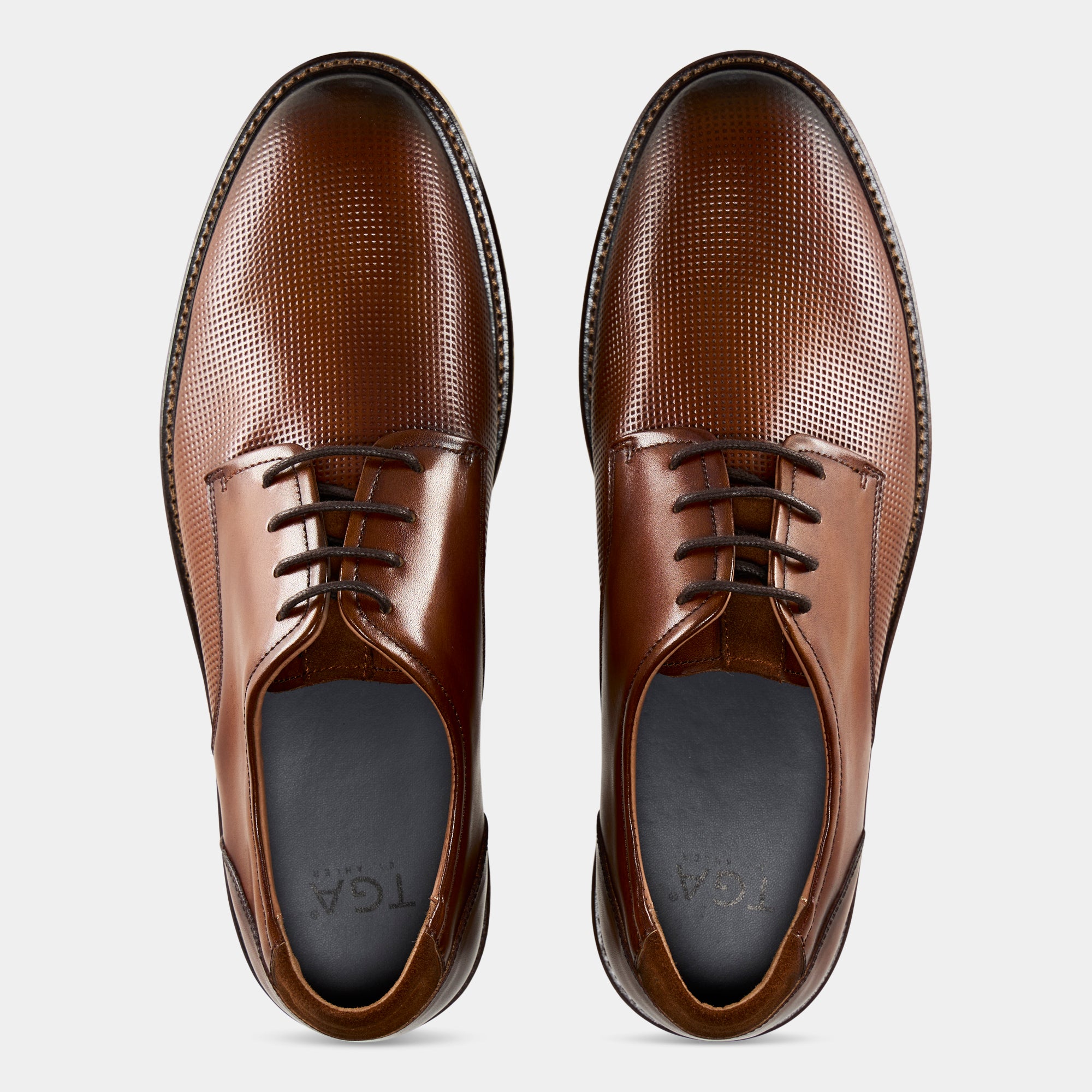 TGA by Ahler 8010 Derby shoe Tan