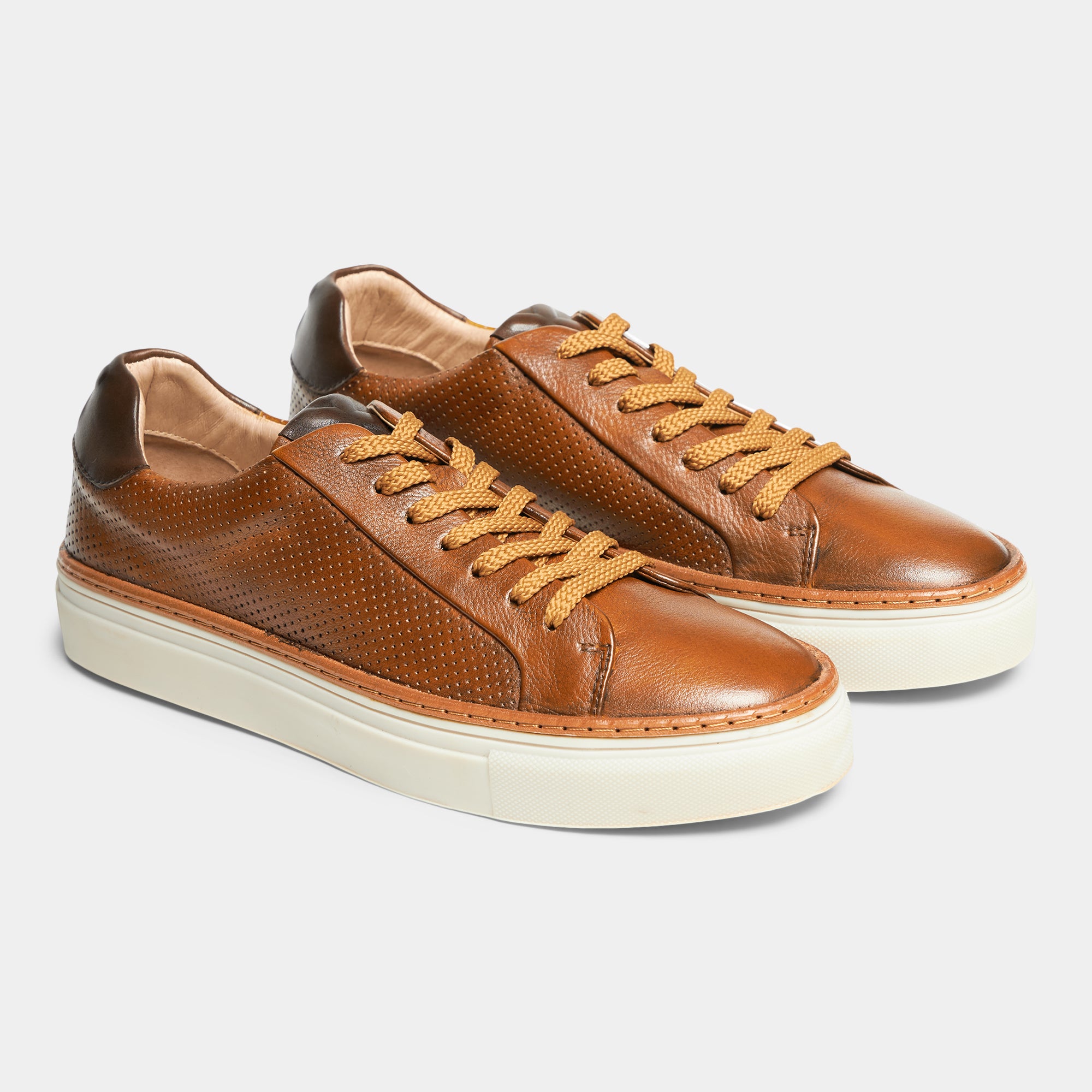 LAB 71X04 244 Sneaker laced Cognac