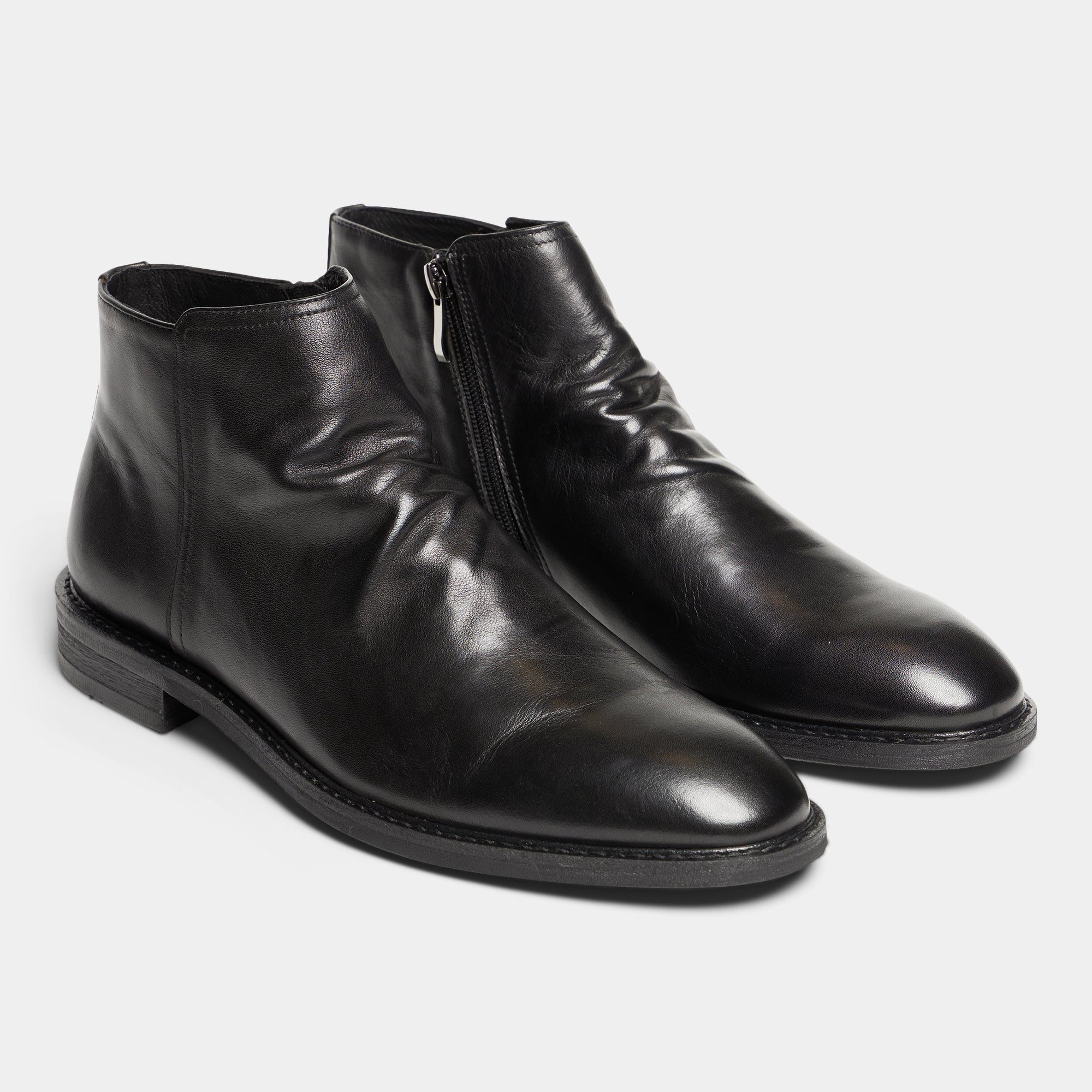 TGA by Ahler 9950 Zip Boot Black