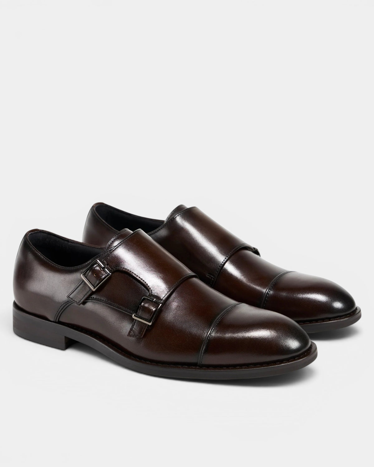 TGA by Ahler 1022 Monk shoe Dk Brown