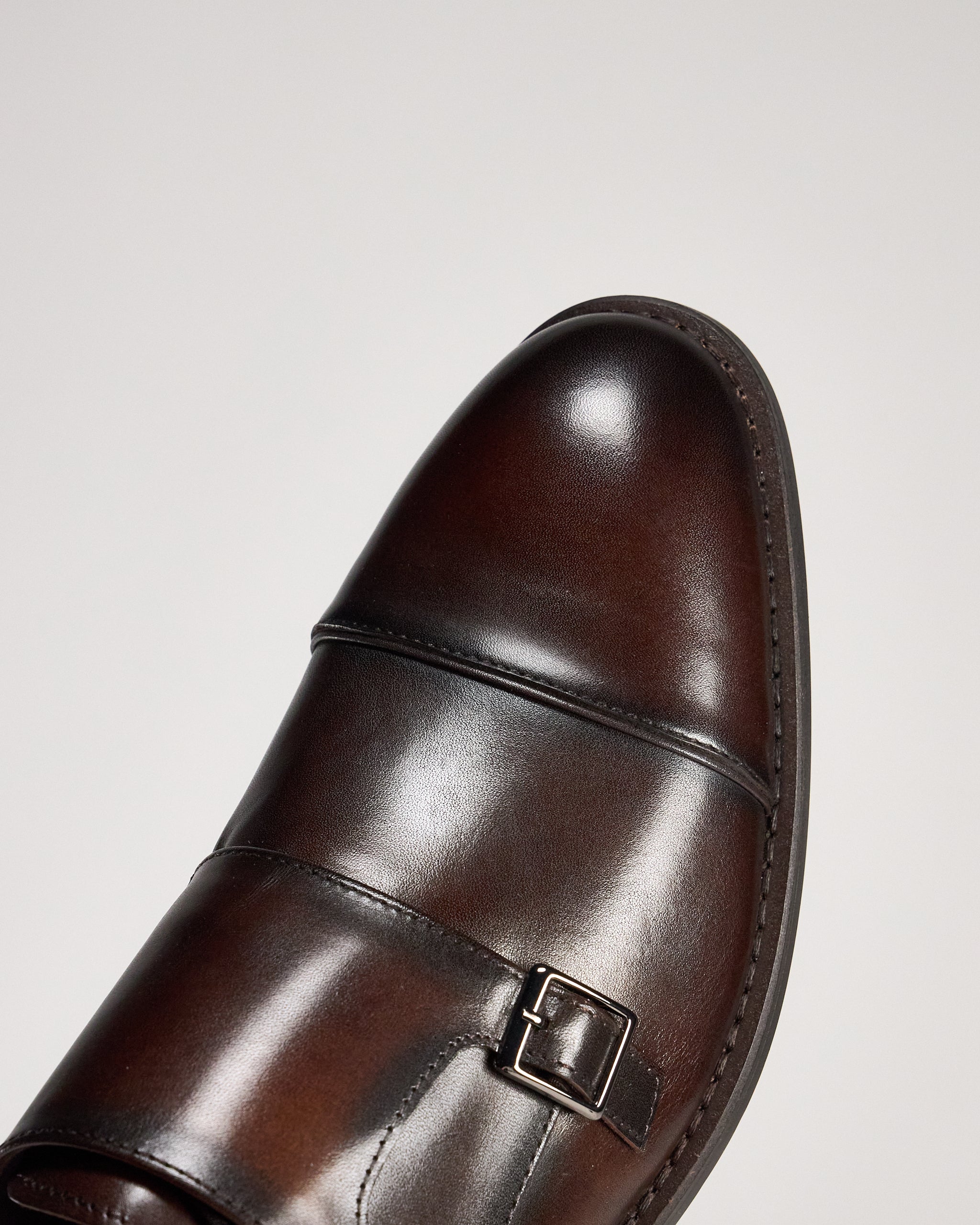 TGA by Ahler 1022 Monk shoe Dk Brown