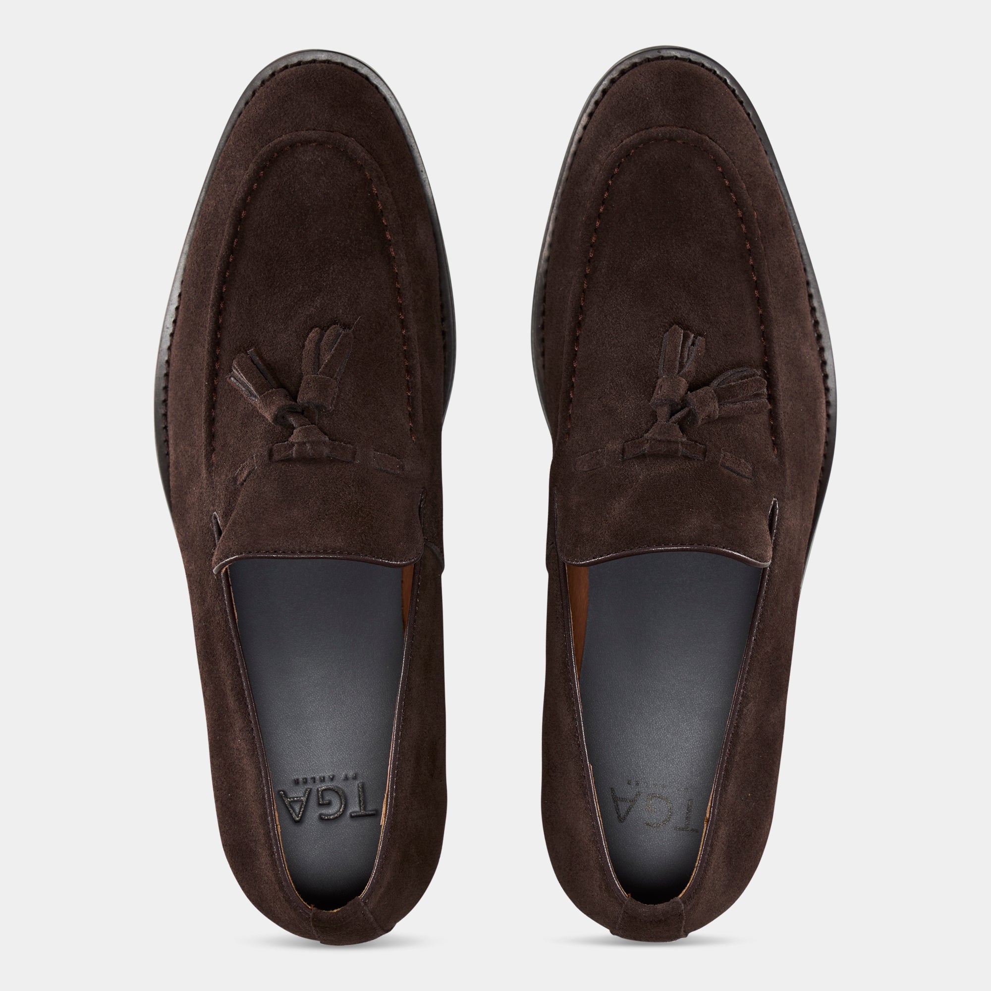 TGA by Ahler 1027 Loafer Dk Brown