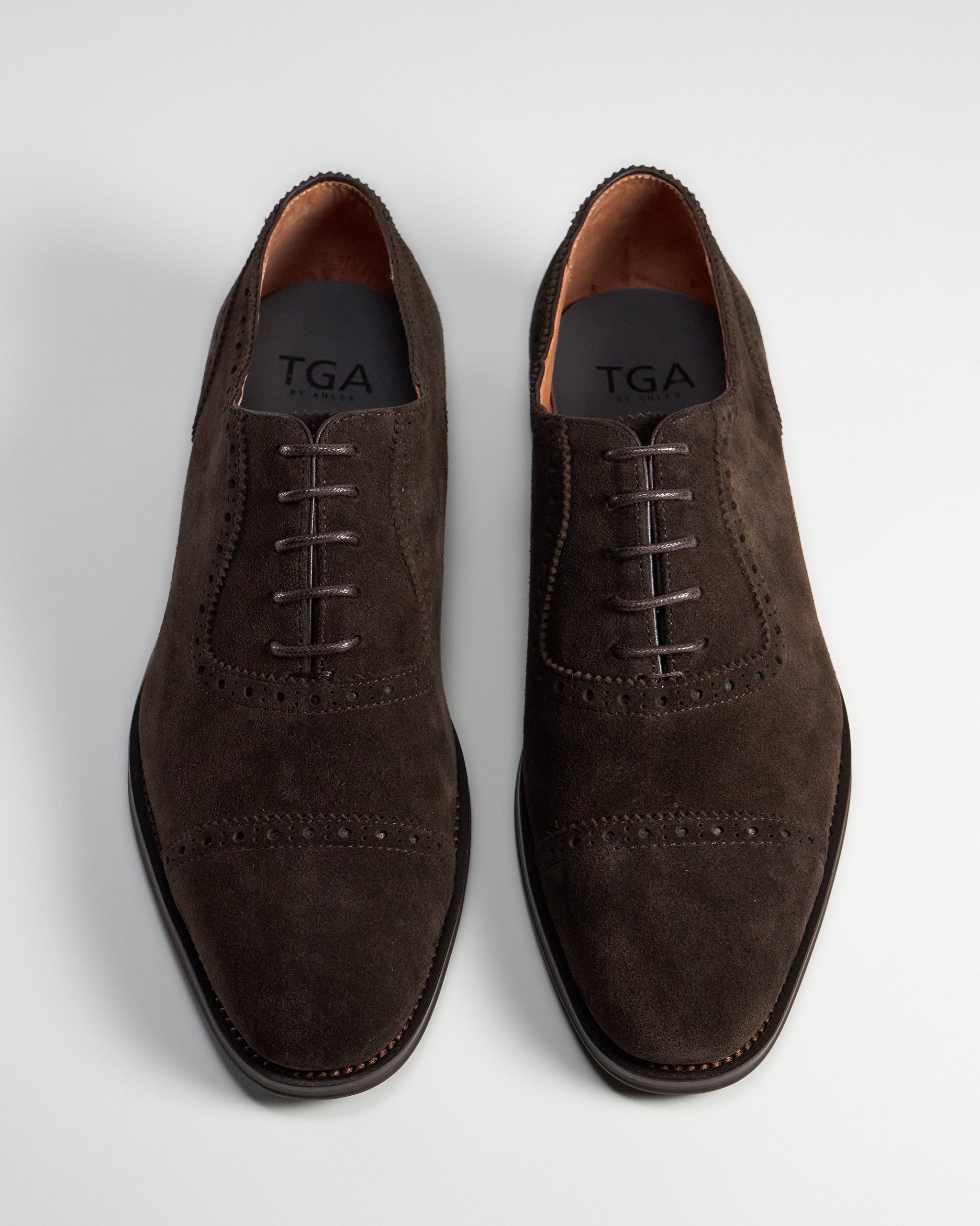 TGA by Ahler 1031 Oxford shoe Dk Brown