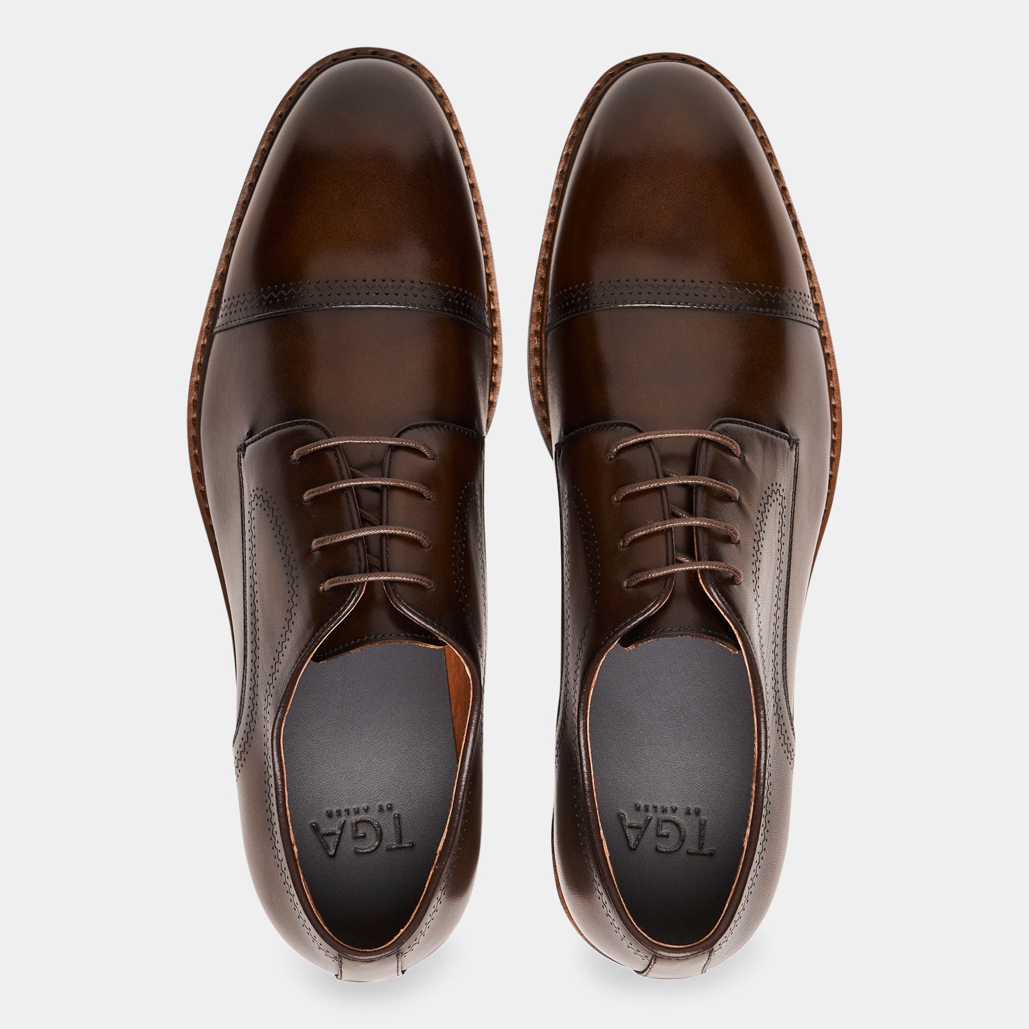 TGA by Ahler 2050 Derby shoe Brown