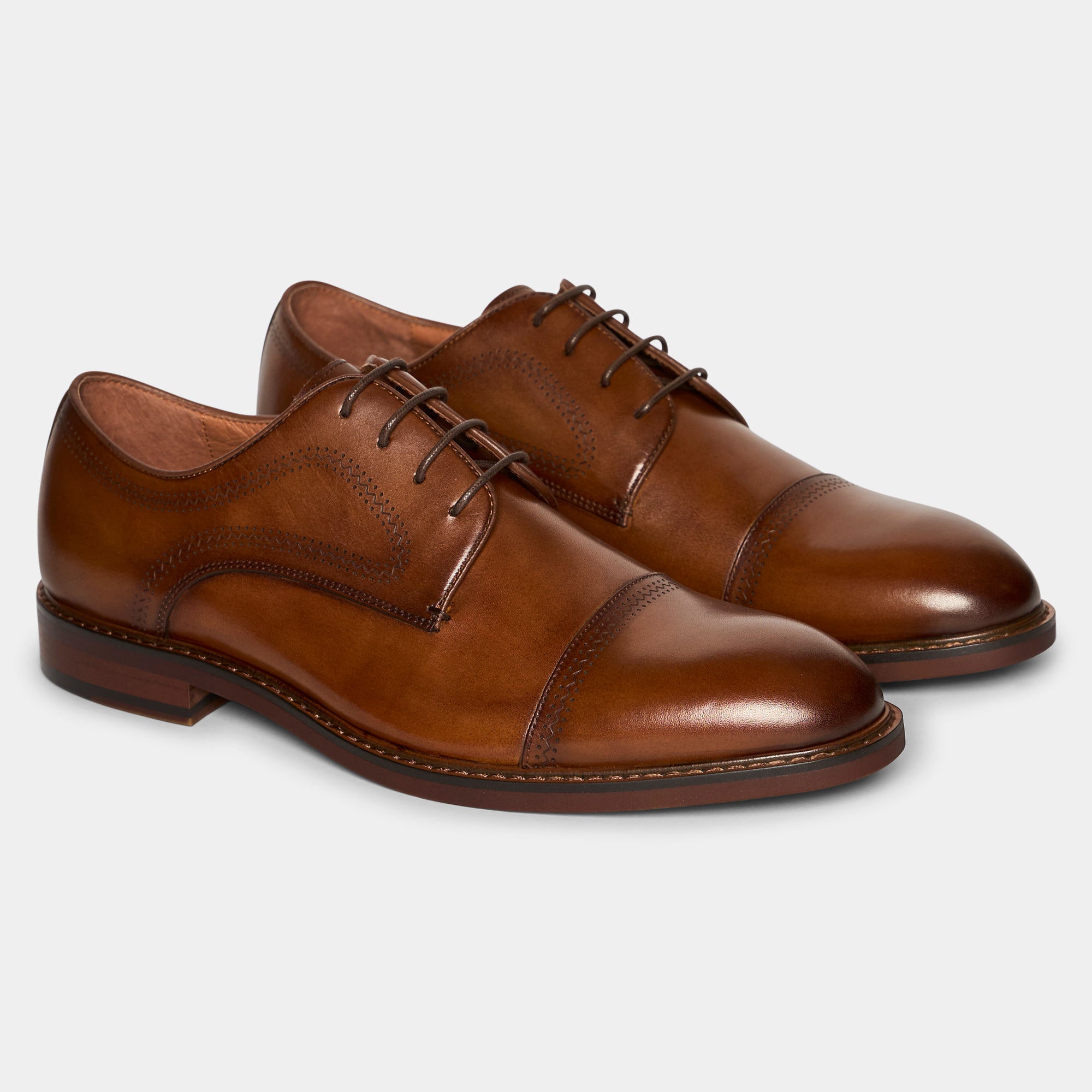 TGA by Ahler 2050 Derby shoe Cognac