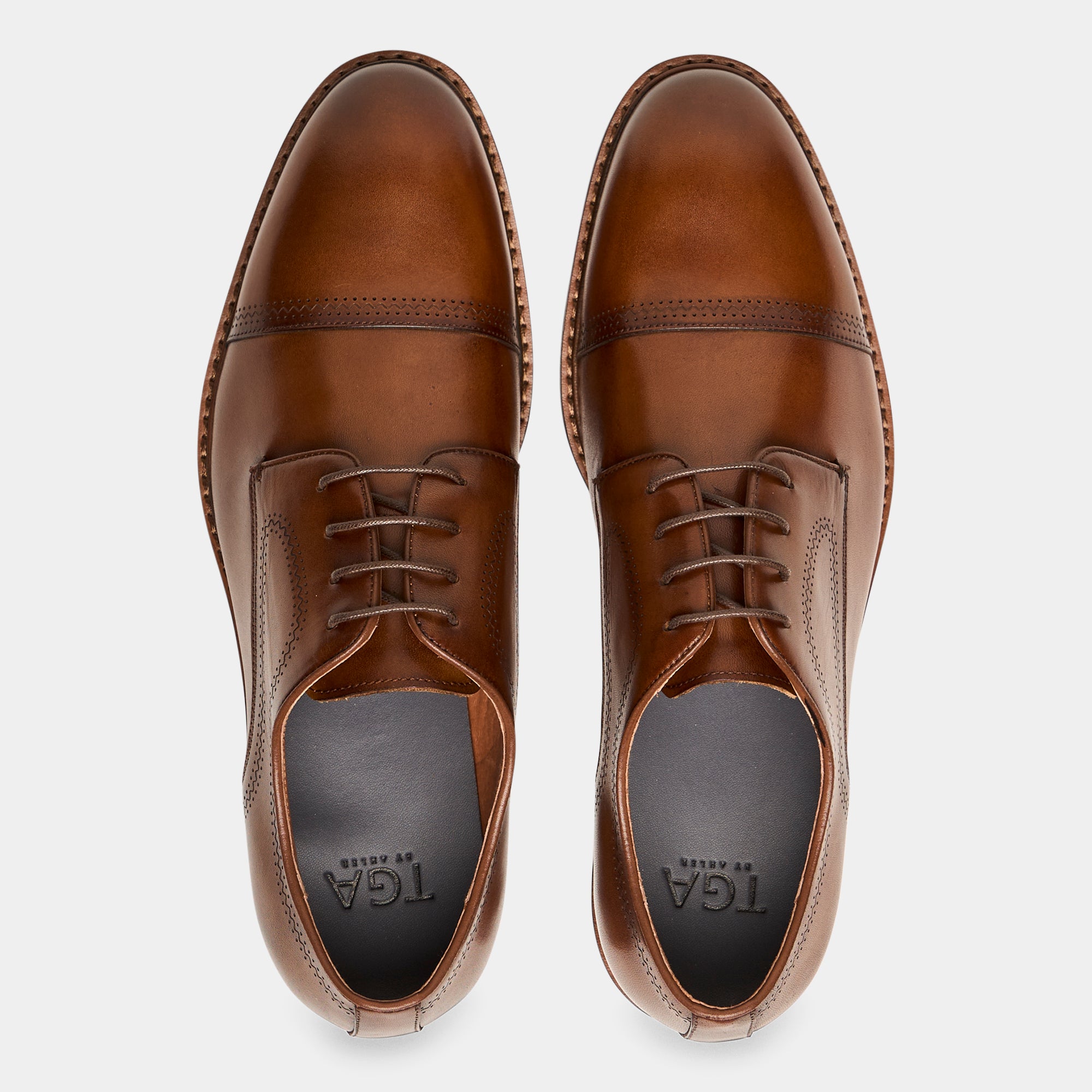 TGA by Ahler 2050 Derby shoe Cognac