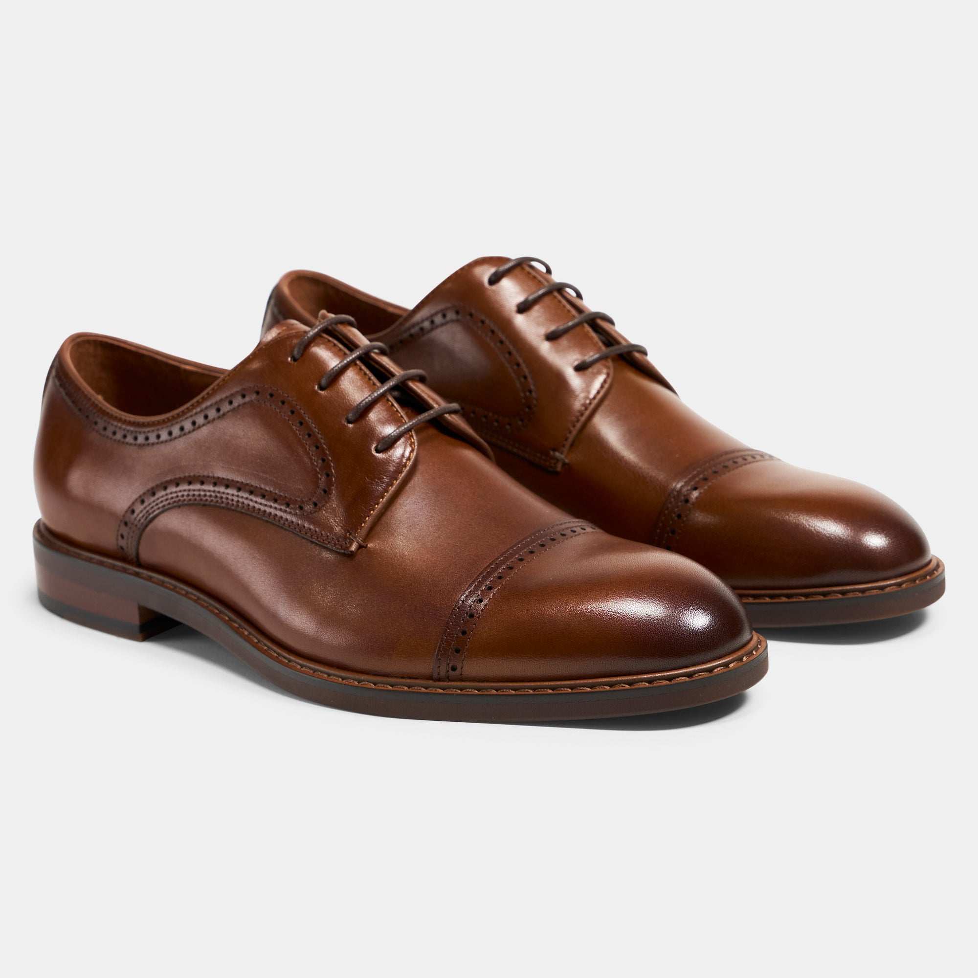 TGA by Ahler 2051 Derby shoe Cognac