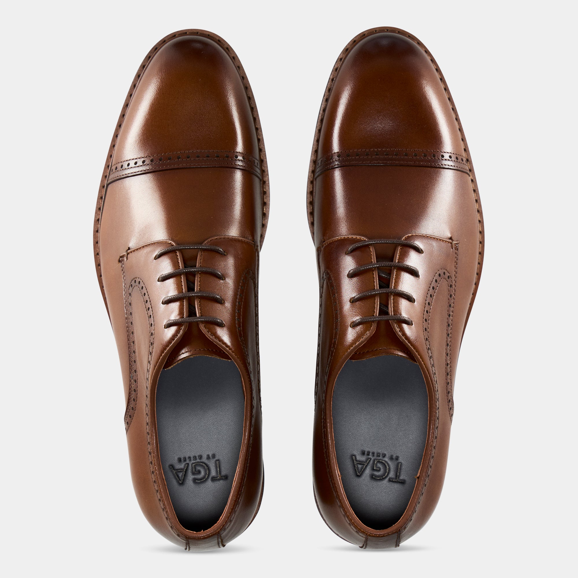 TGA by Ahler 2051 Derby shoe Cognac