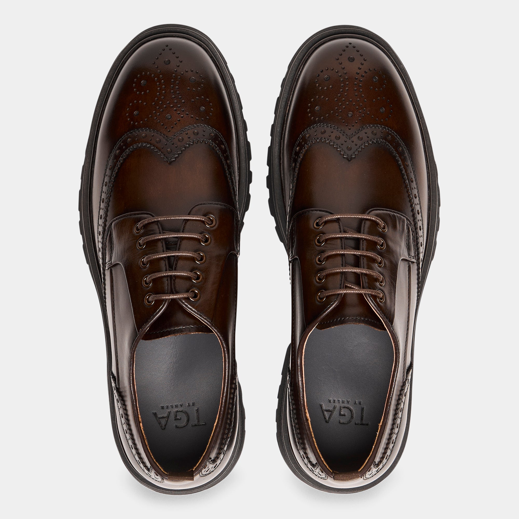 TGA by Ahler 2160 Derby shoe Brown