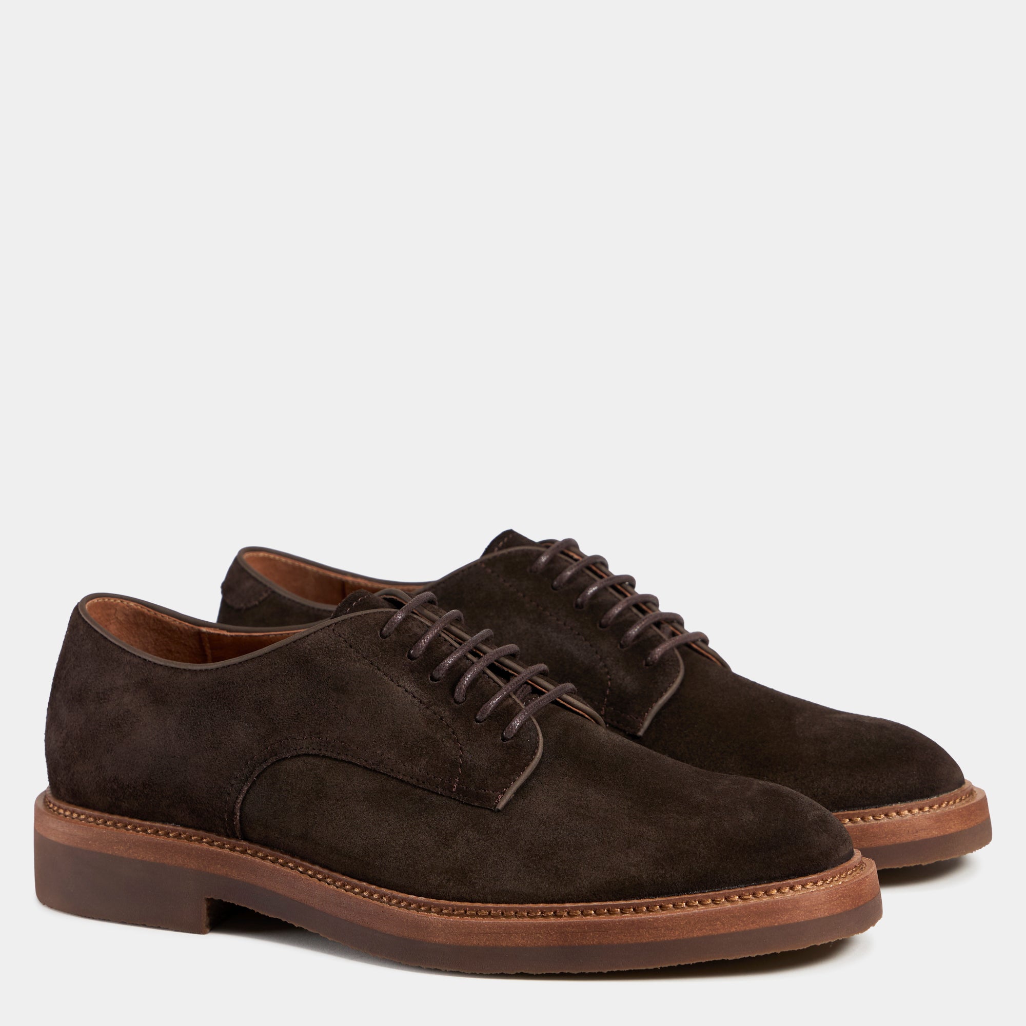 TGA by Ahler 2450 Derby shoe Dk Brown