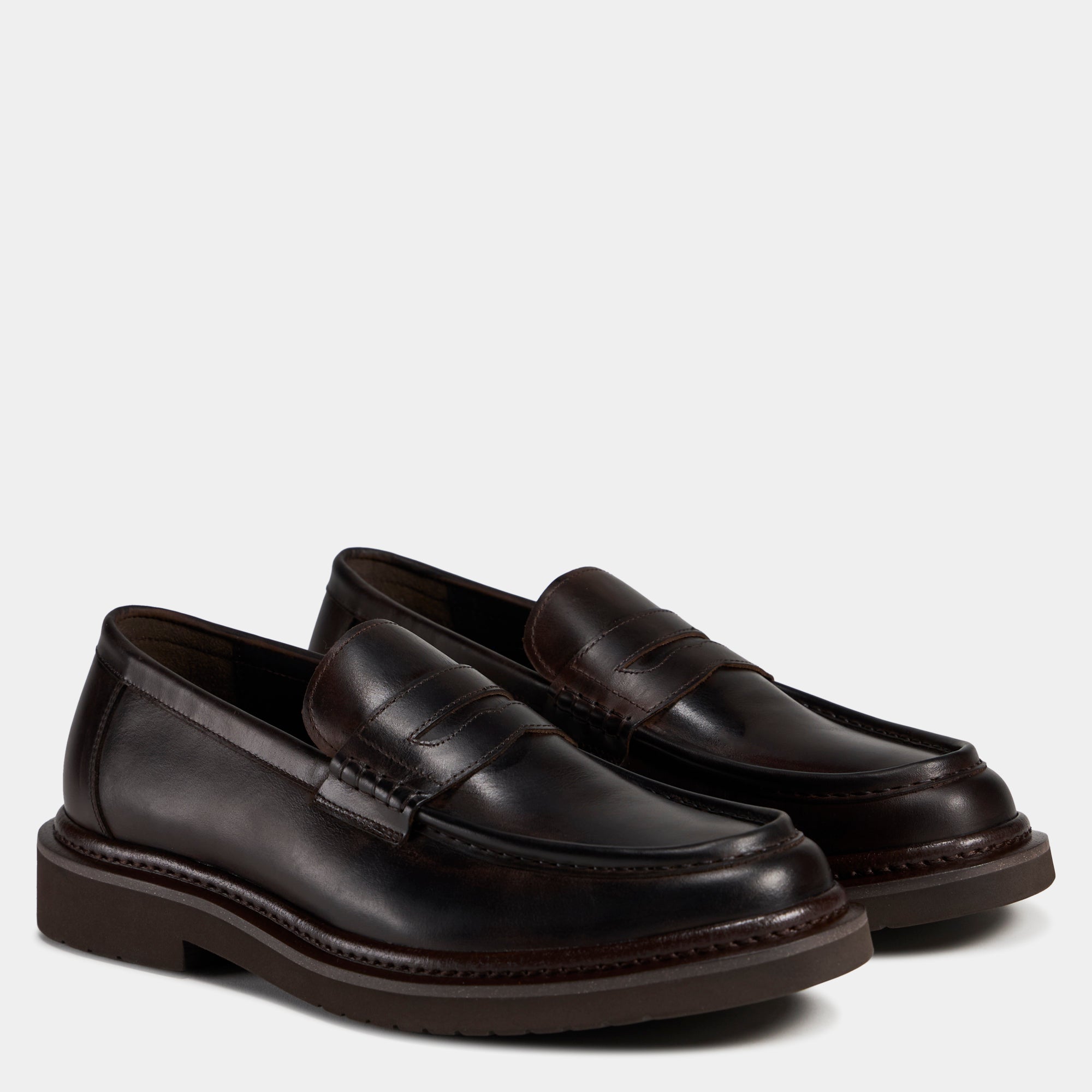 TGA by Ahler 2650 Loafer Dk Brown
