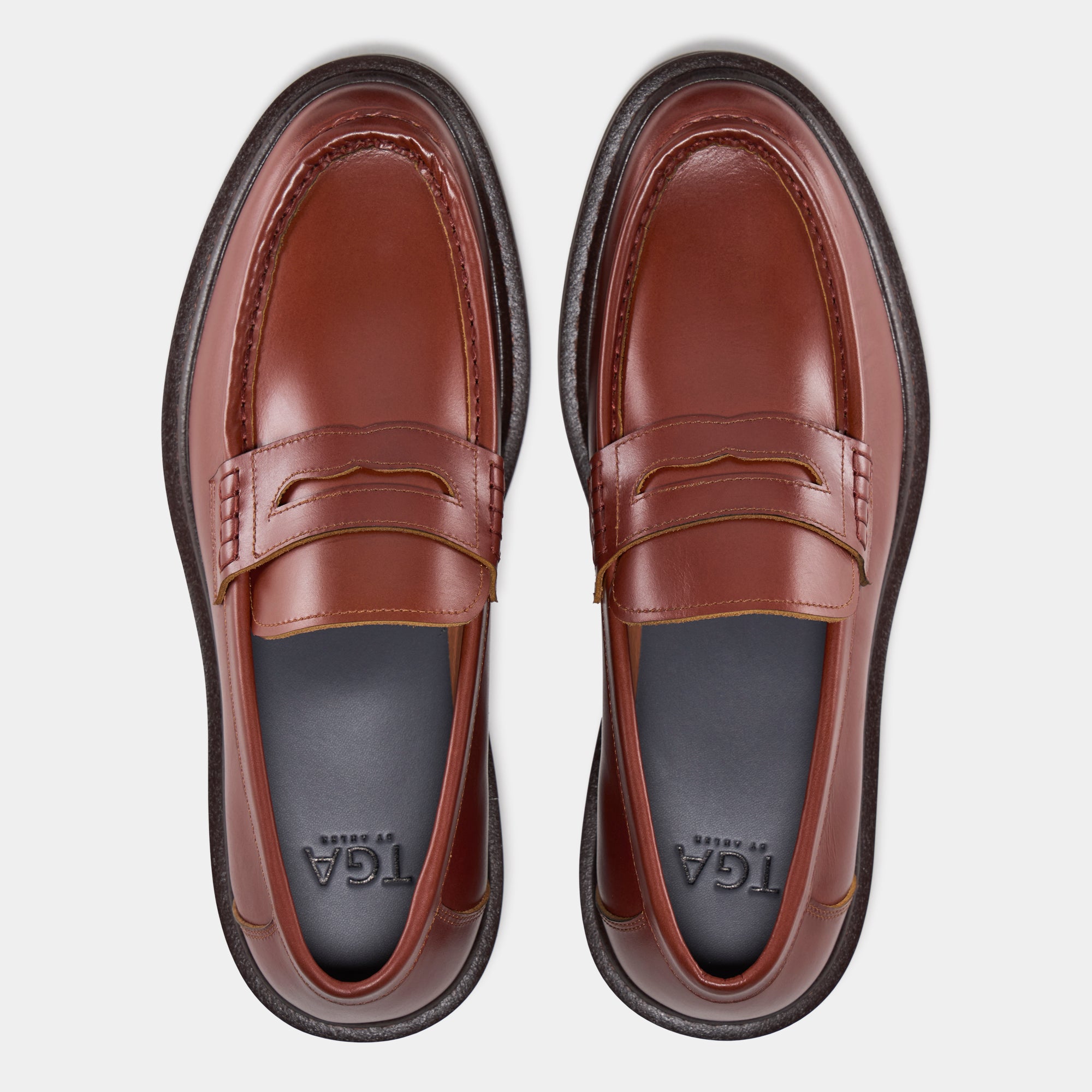 TGA by Ahler 2652 Loafer Brown