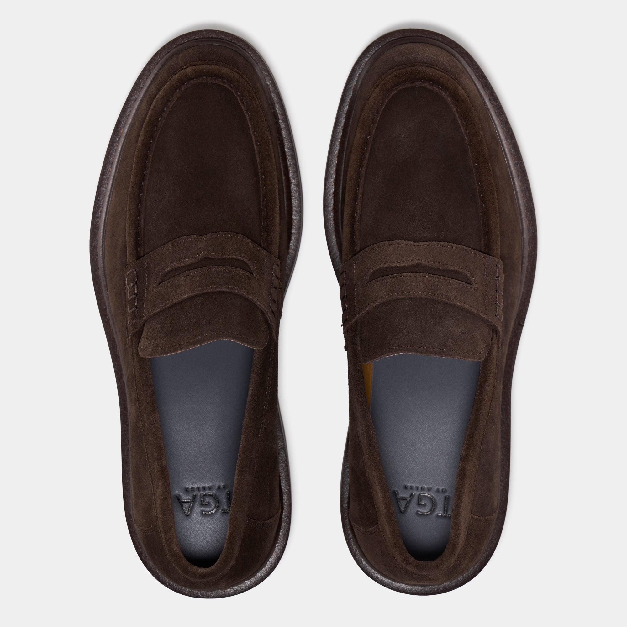 TGA by Ahler 2653 Loafer Dk Brown