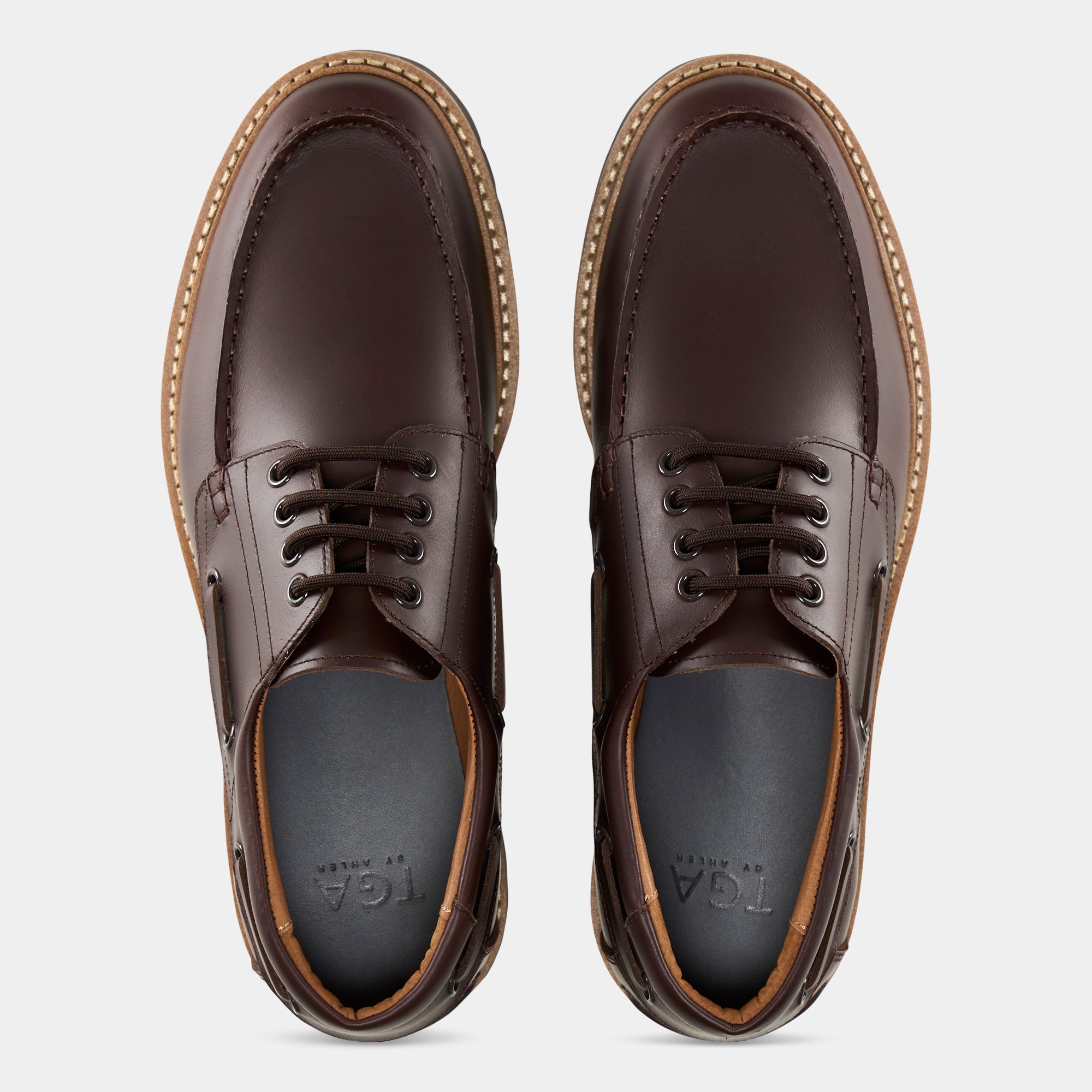 TGA by Ahler 2691 Derby shoe Dk Brown