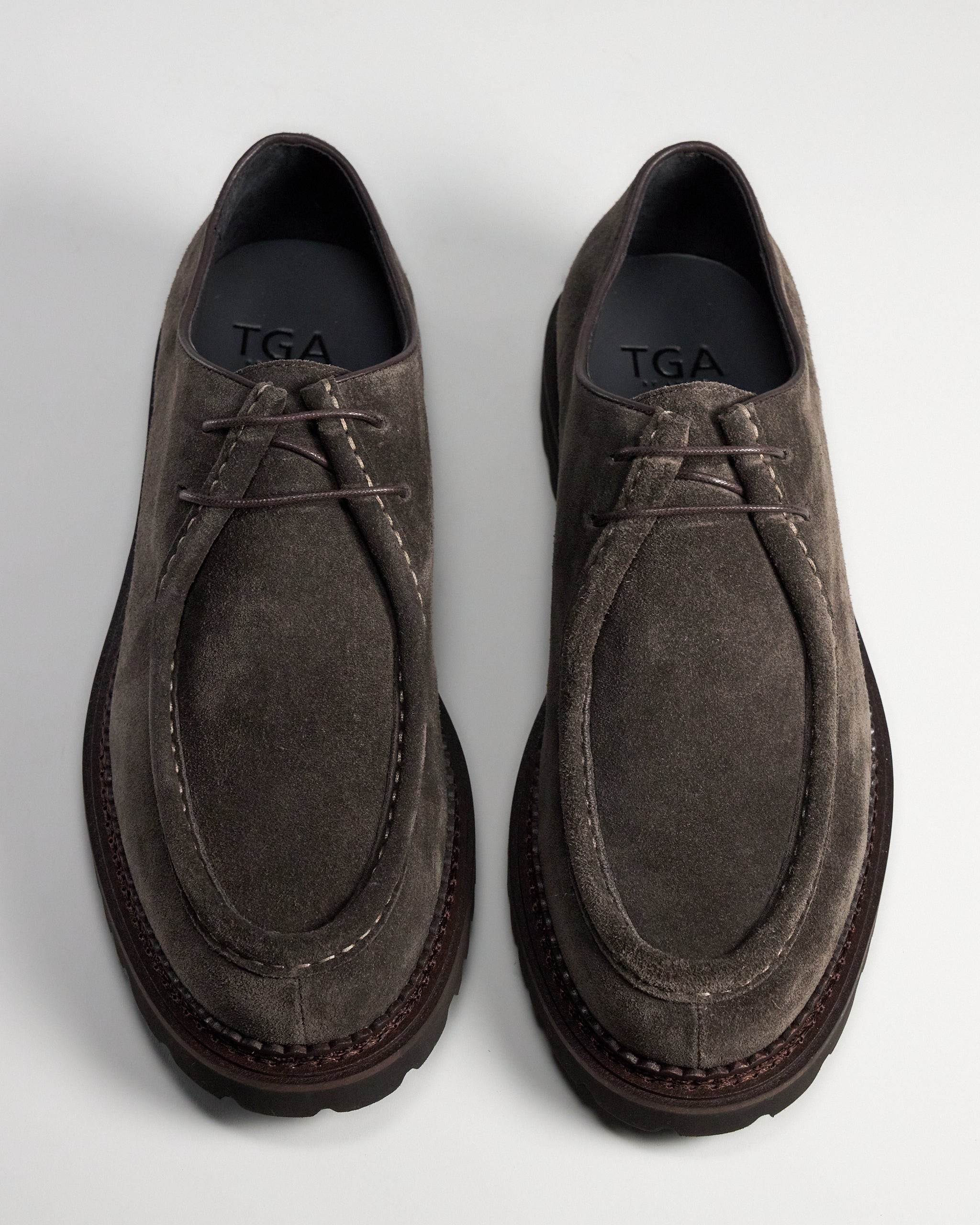 TGA by Ahler 2732 Derby shoe Grey-brown