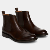 TGA by Ahler 3010 Chelsea boot Dk Brown