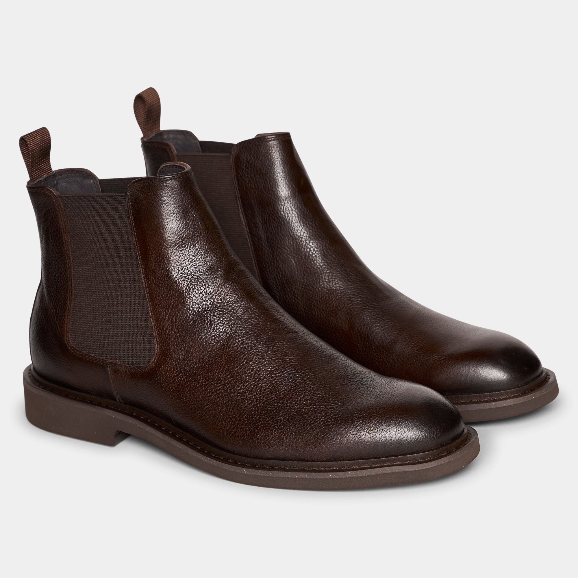 TGA by Ahler 3110 Chelsea boot Dk Brown