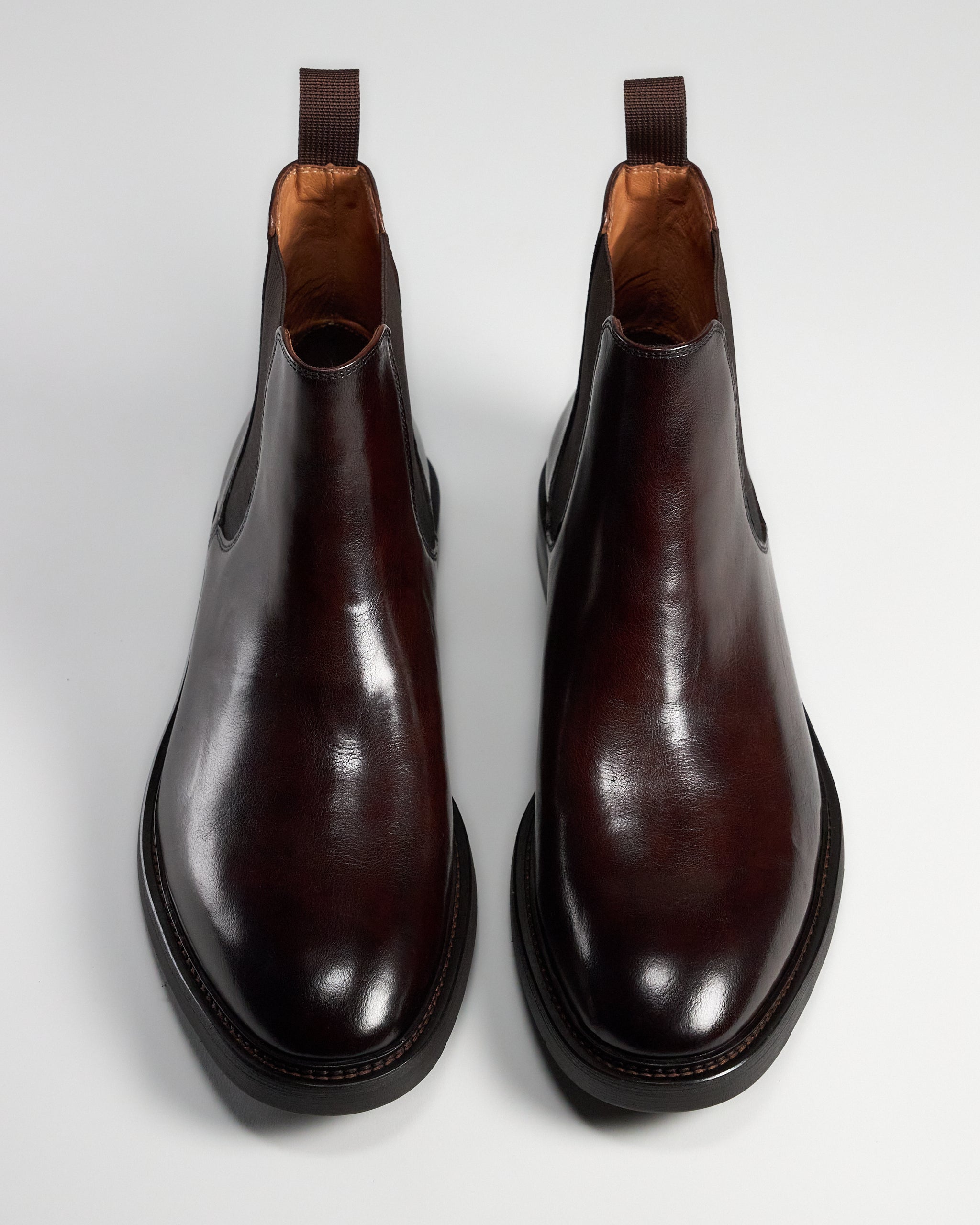 TGA by Ahler 3120 Chelsea boot Dk Brown