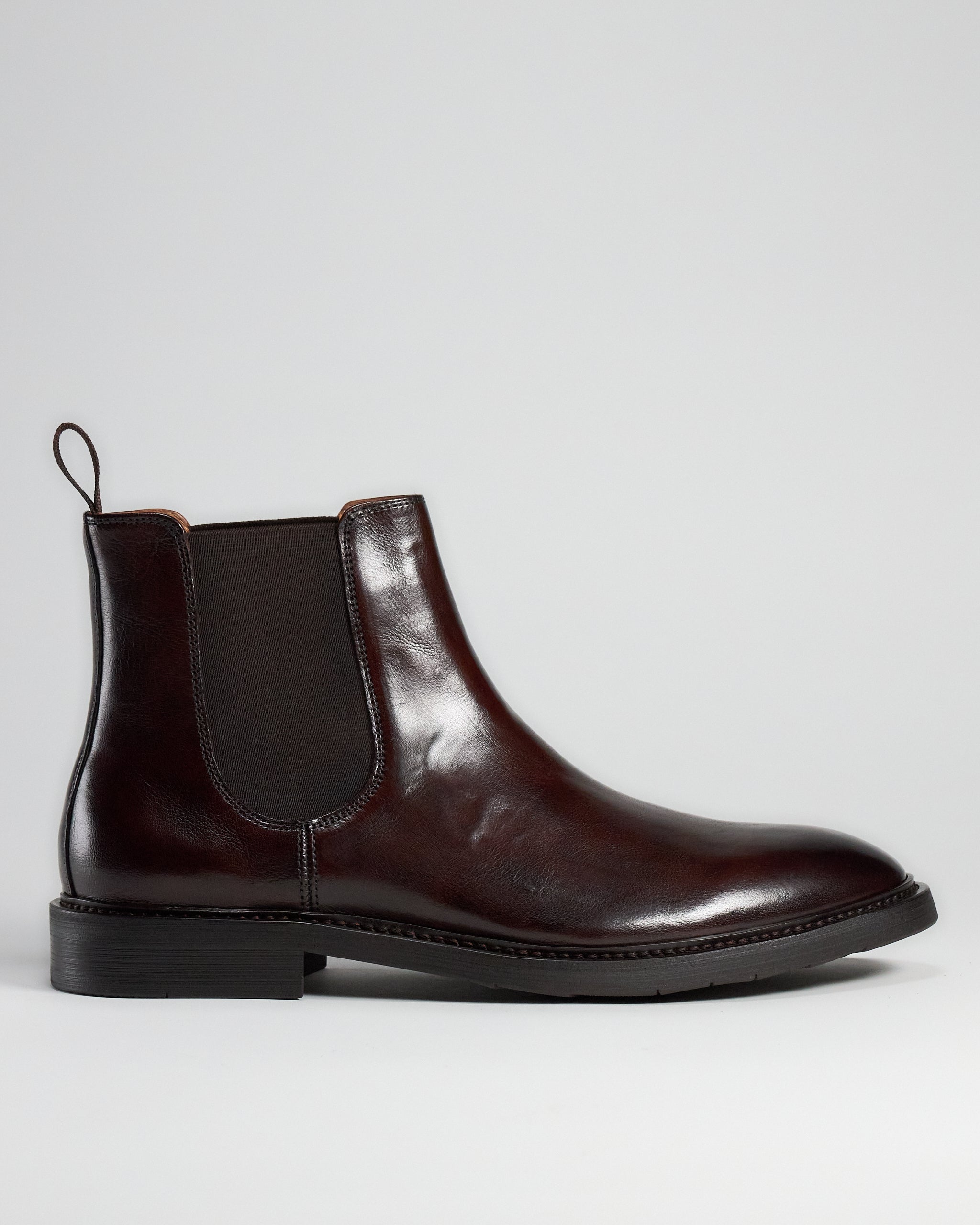 TGA by Ahler 3120 Chelsea boot Dk Brown