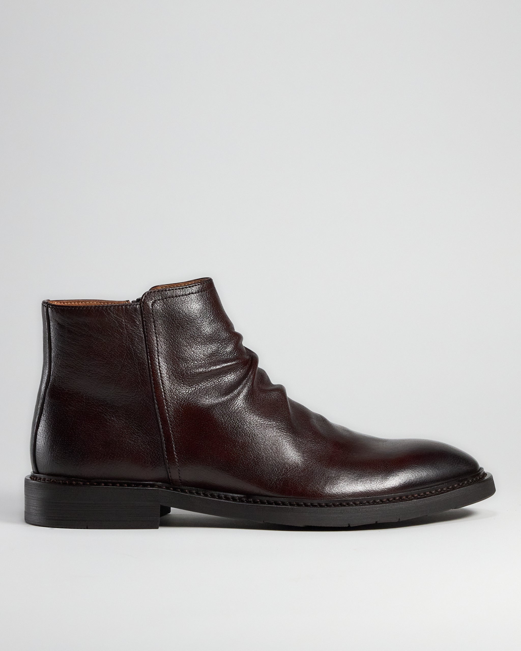 TGA by Ahler 3130 Zip Boot Dk Brown