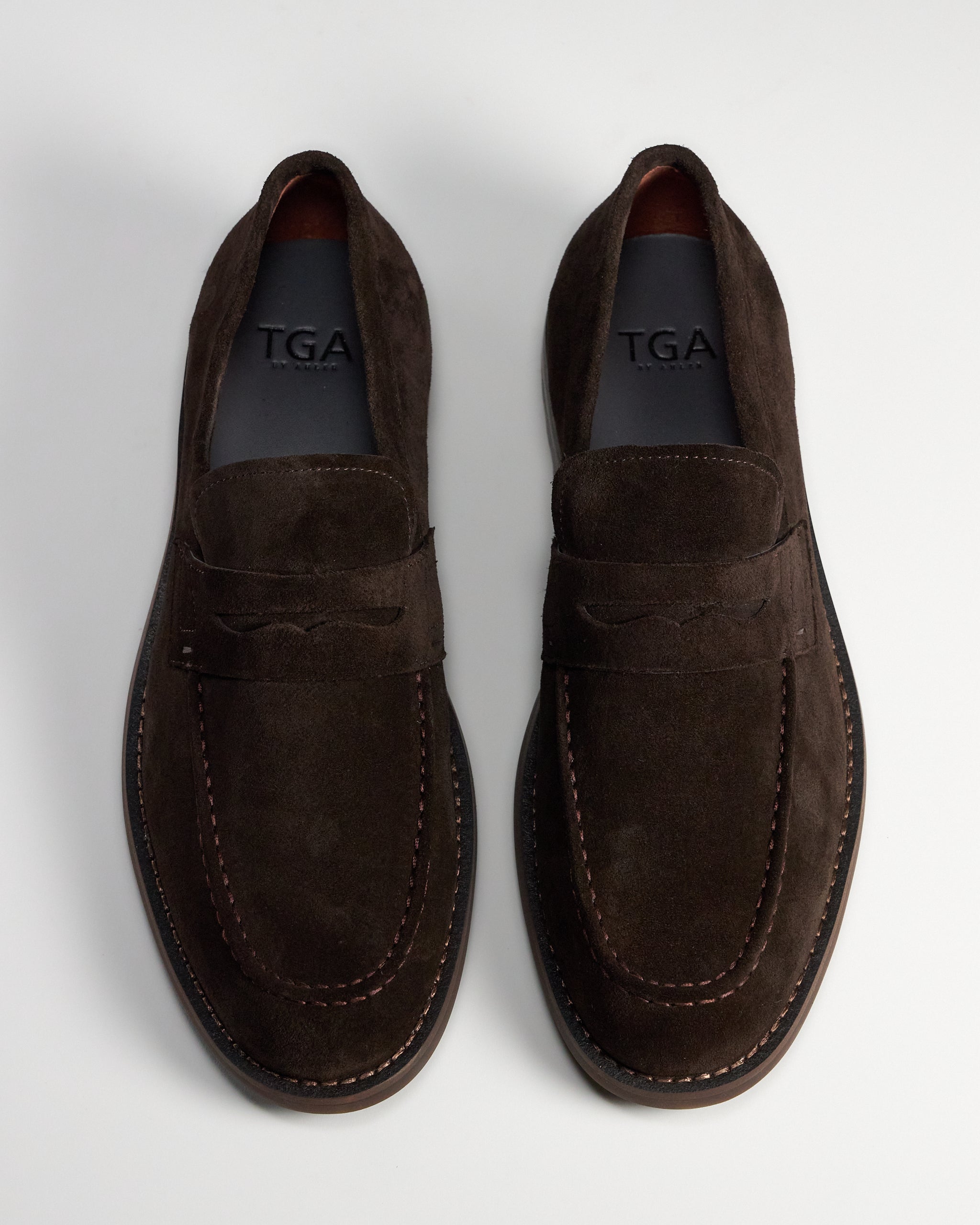 TGA by Ahler 5140 Loafer Dk Brown
