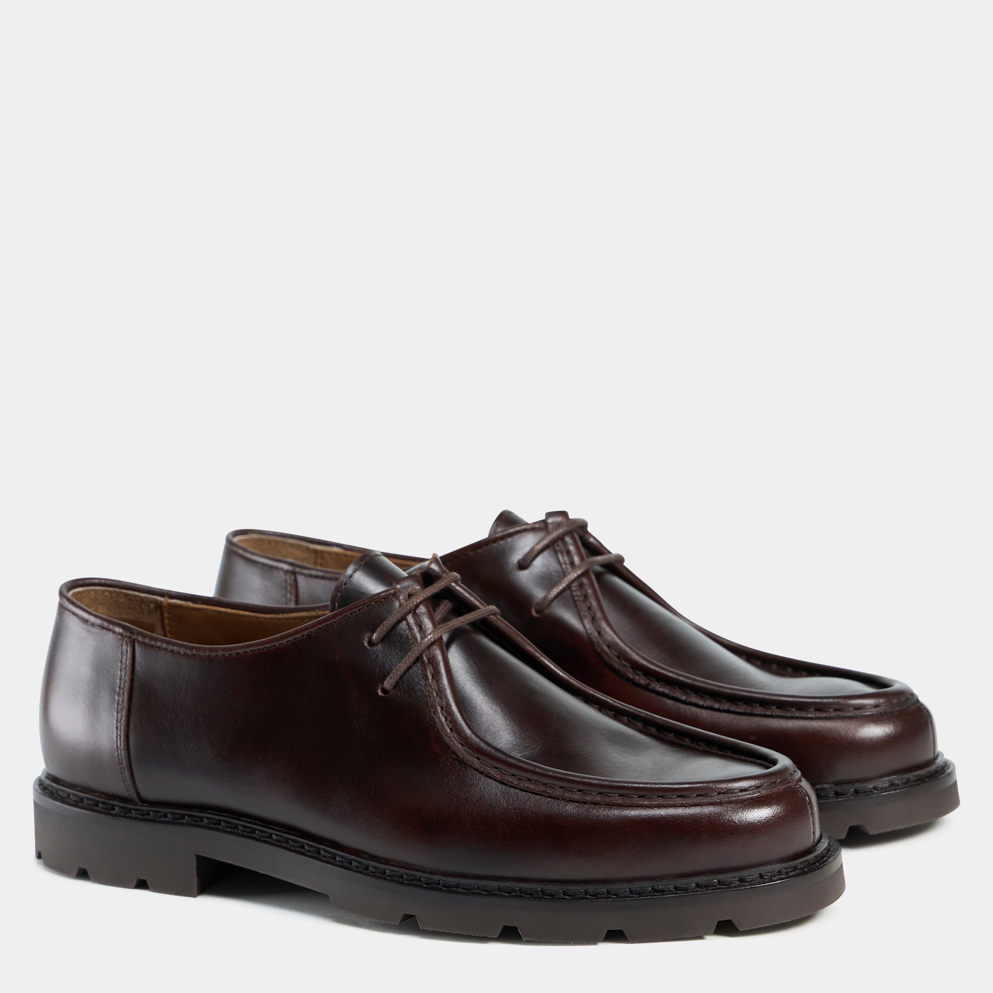 Ahler 95600 Derby shoe Dk Brown