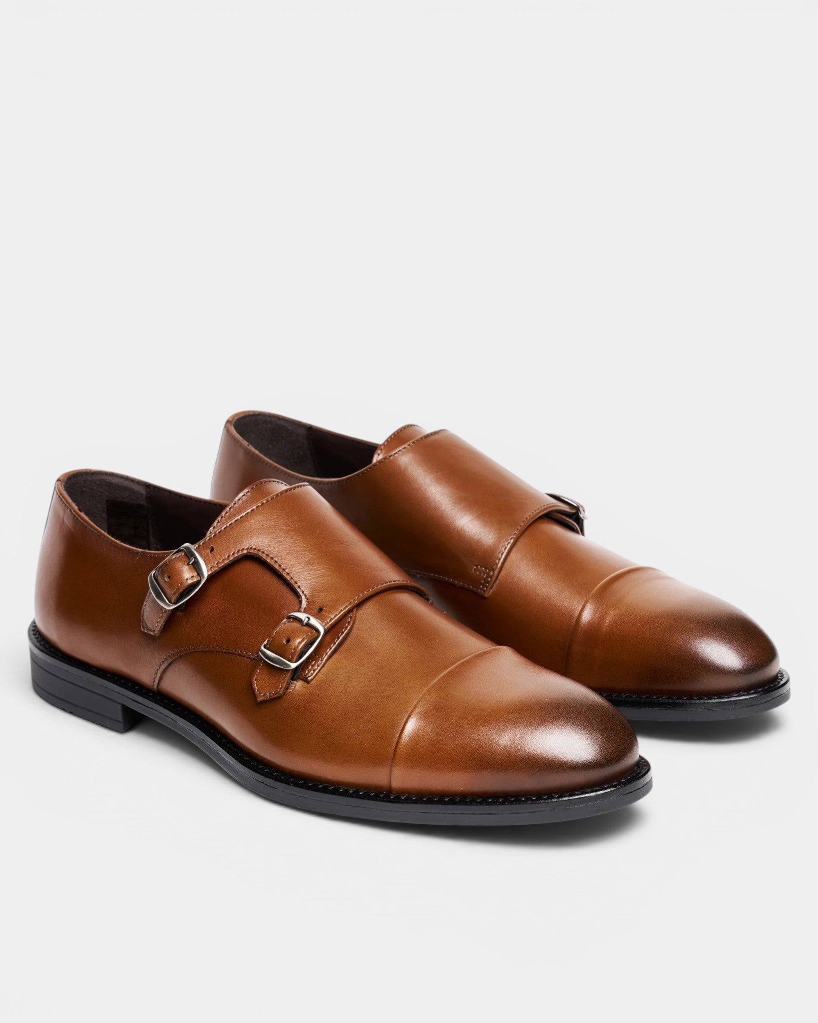 Ahler 98900 Monk shoe Cognac