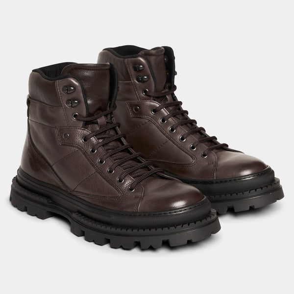 Ahler 99992 Laced boot Brown