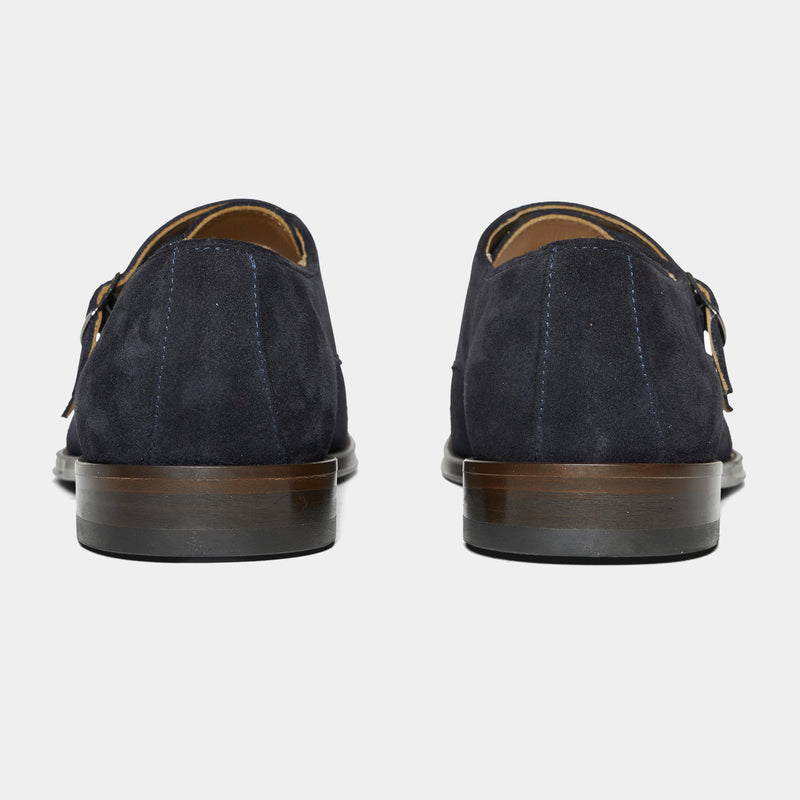 Ahler 10187 Monk shoe Navy
